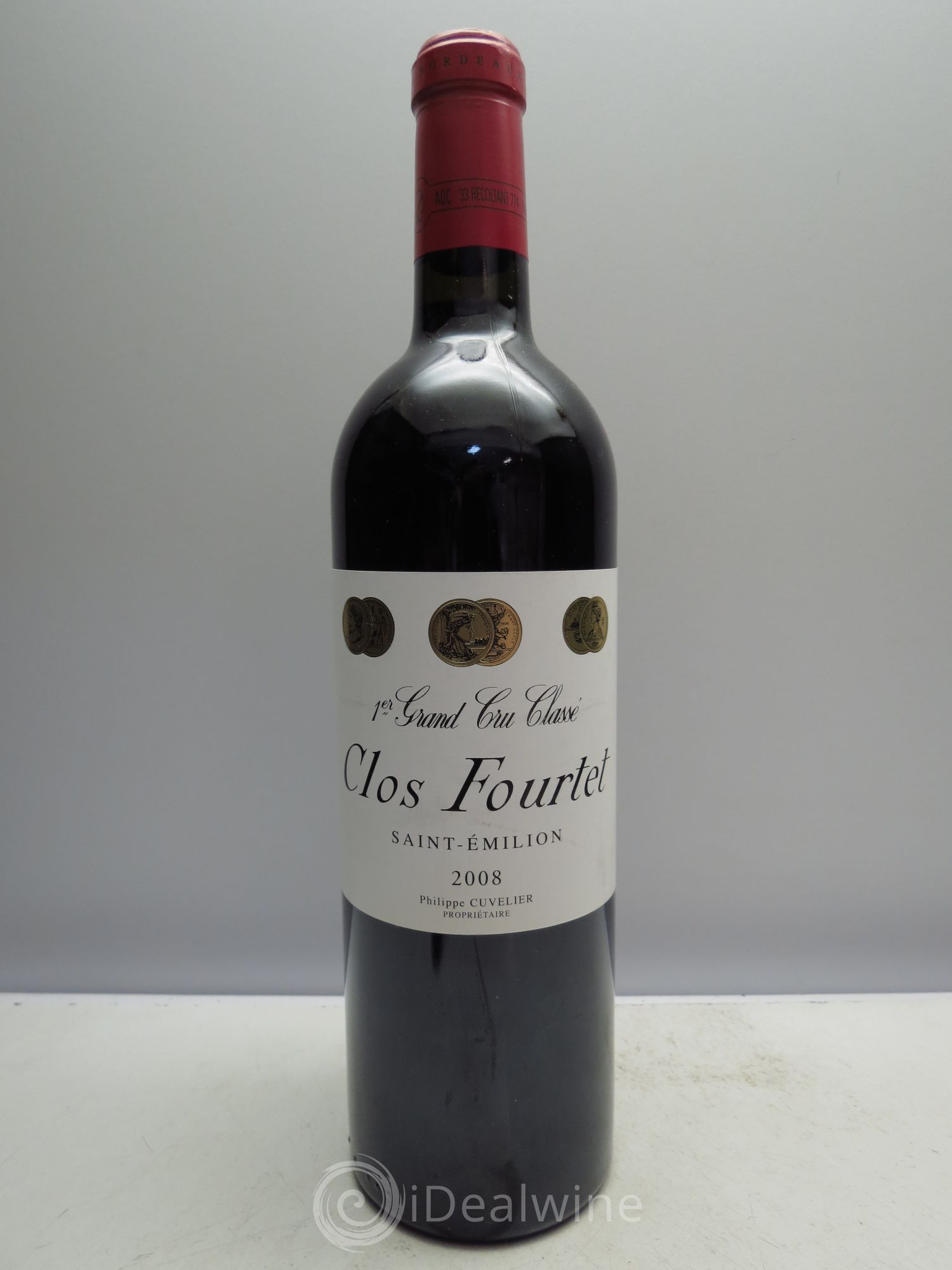 Clos Fourtet 1er Grand Cru Classé B 2008 - Lot de 1 bouteille - 0
