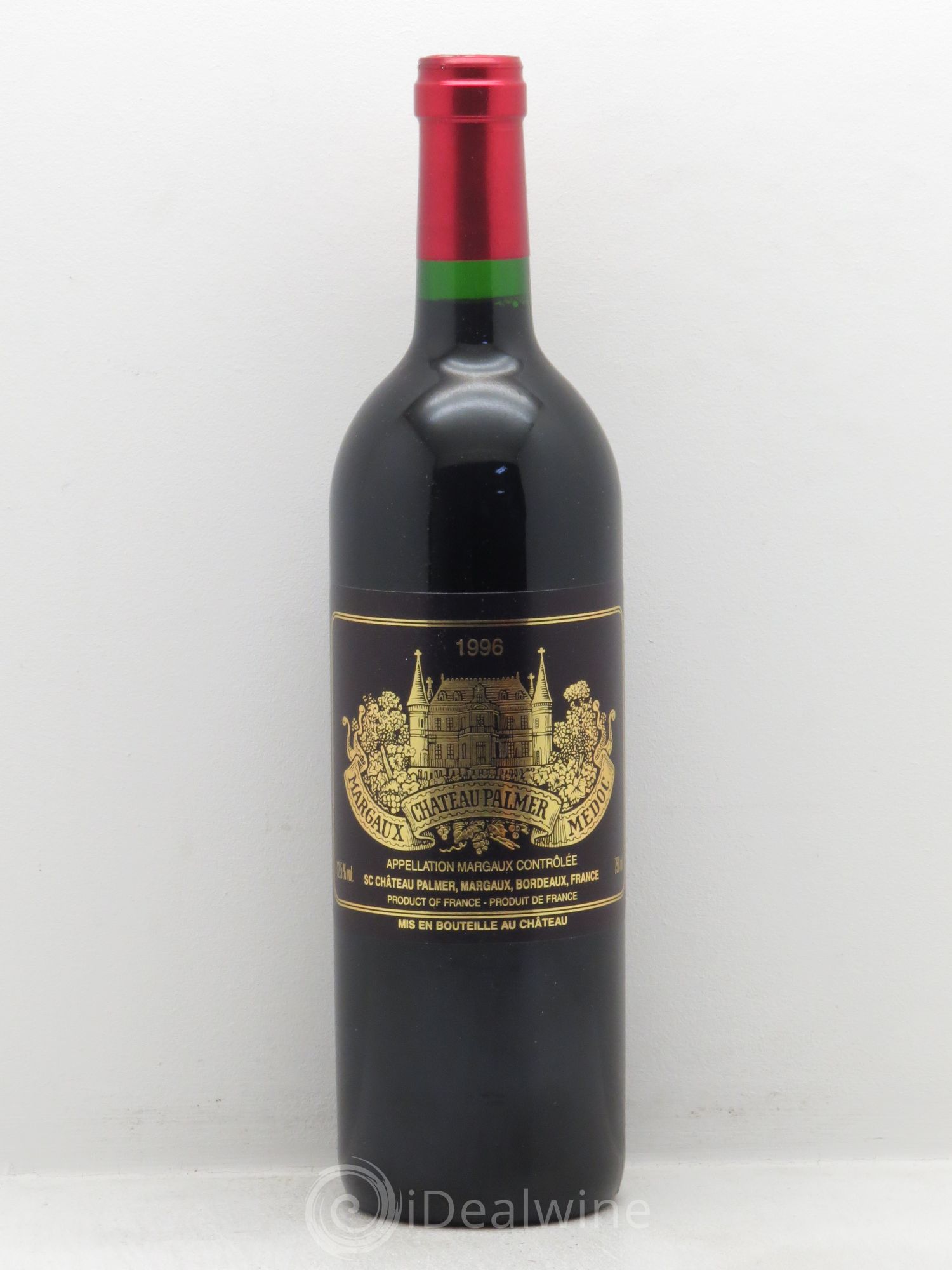 Château Palmer 3ème Grand Cru Classé 1996 - Lot de 1 bouteille - 0