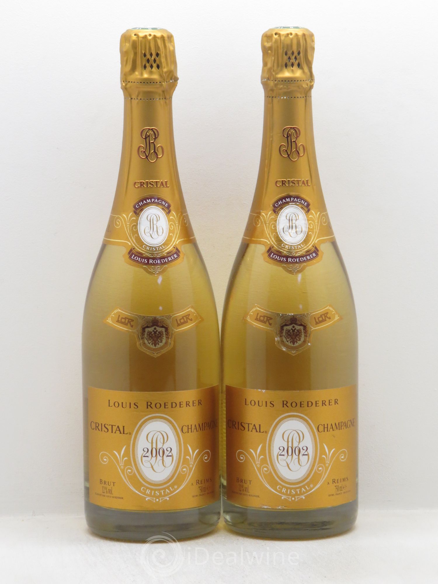 Cristal Louis Roederer 2002 - Lot de 2 bouteilles - 0