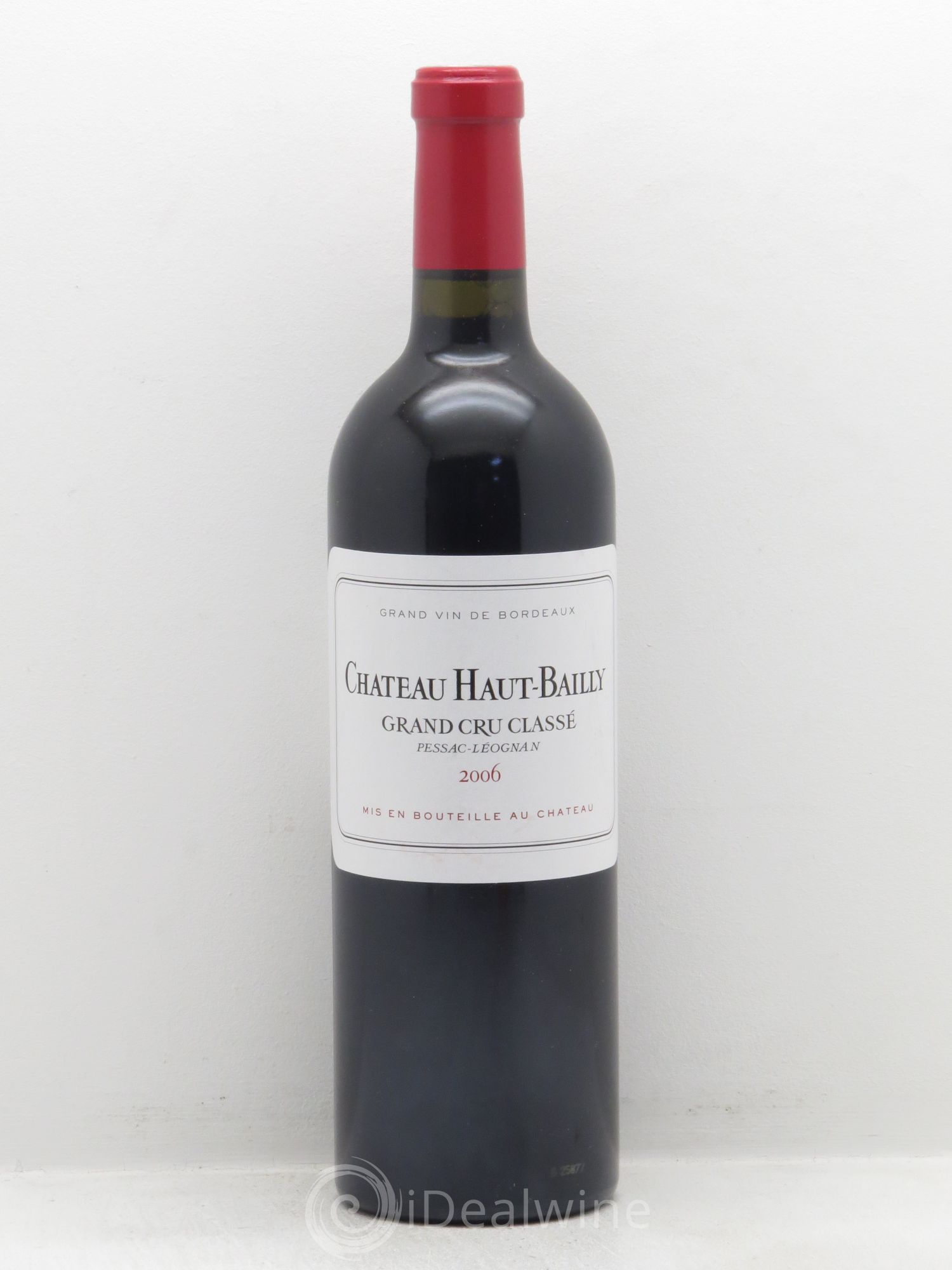 Château Haut-Bailly Cru Classé de Graves 2006 - Lot de 1 bouteille - 0