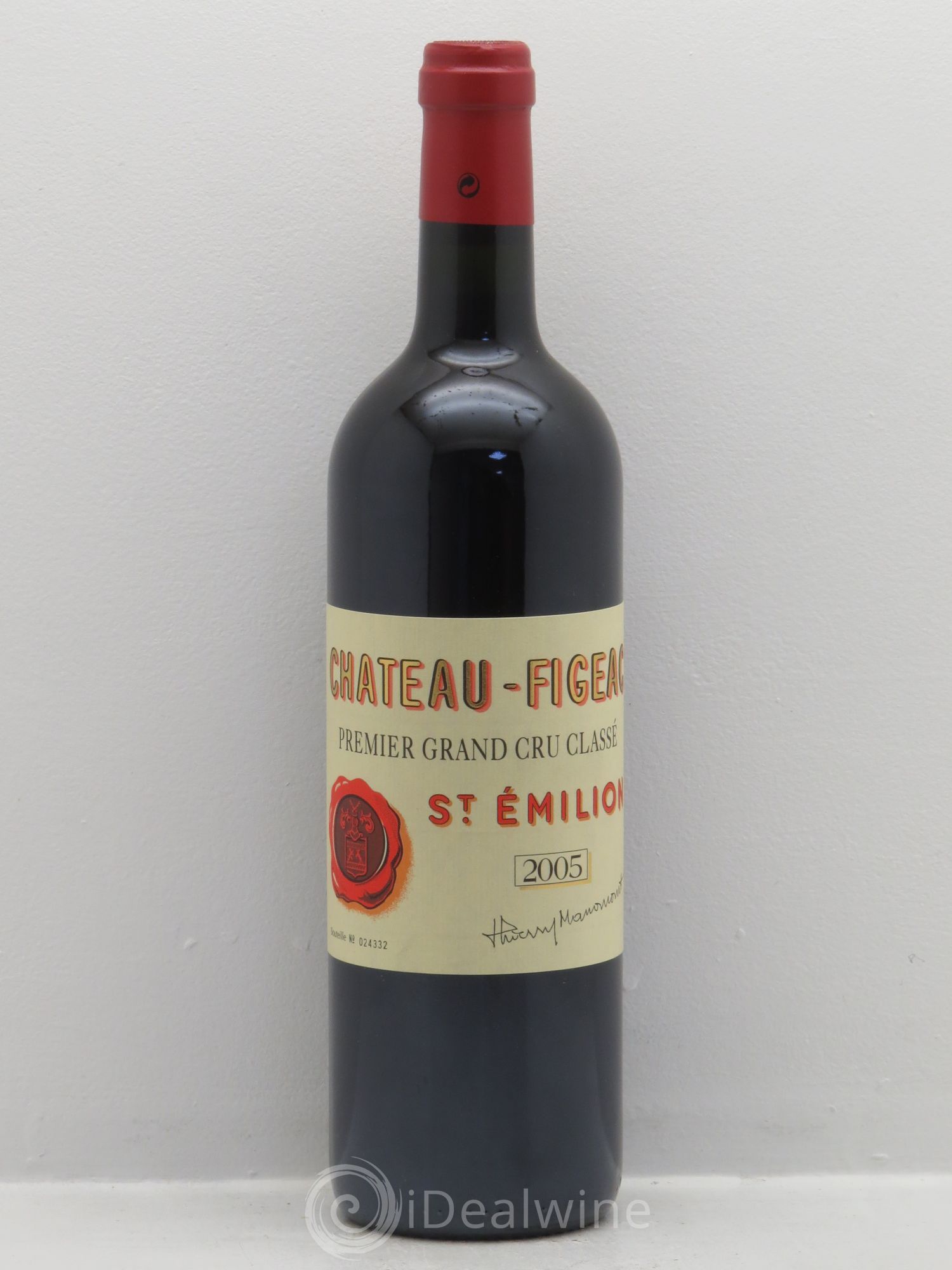 Château Figeac 1er Grand Cru Classé A 2005 - Lot de 1 bouteille - 0