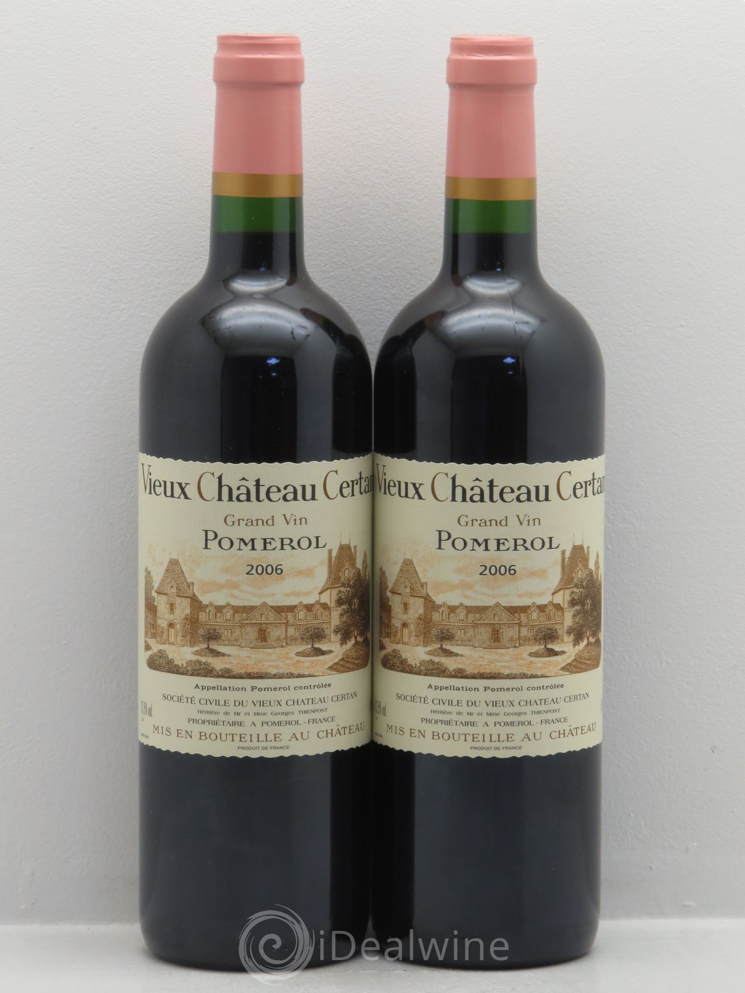 Vieux Château Certan 2006 - Lot de 2 bouteilles - 0