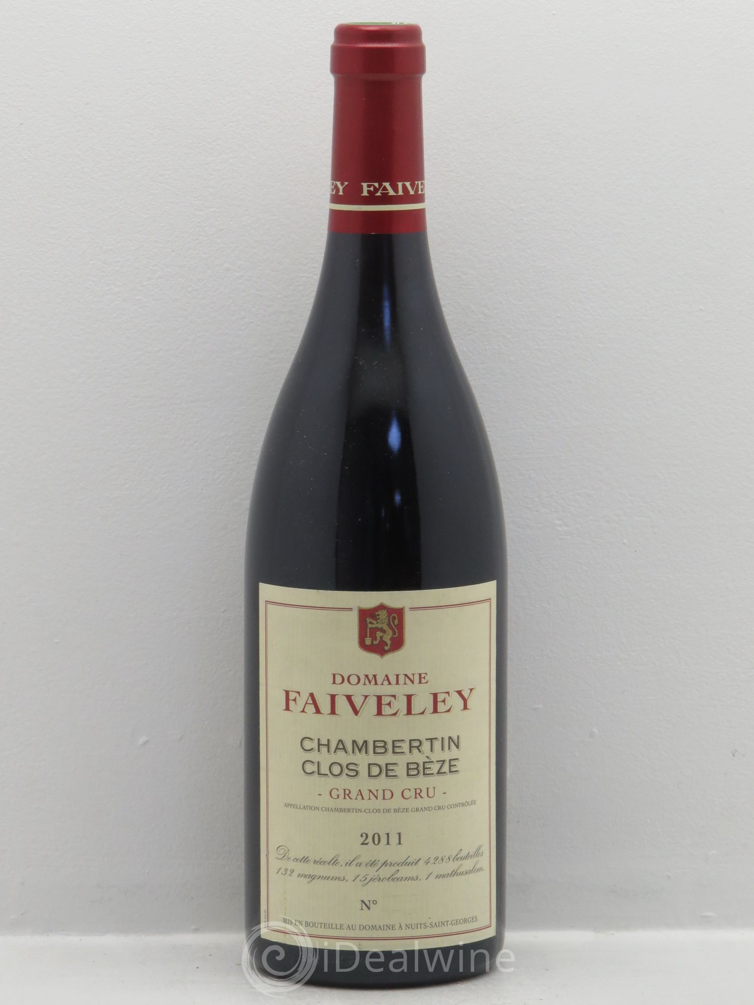 Chambertin Clos de Bèze Grand Cru Faiveley 2011 - Lot de 1 bouteille - 0