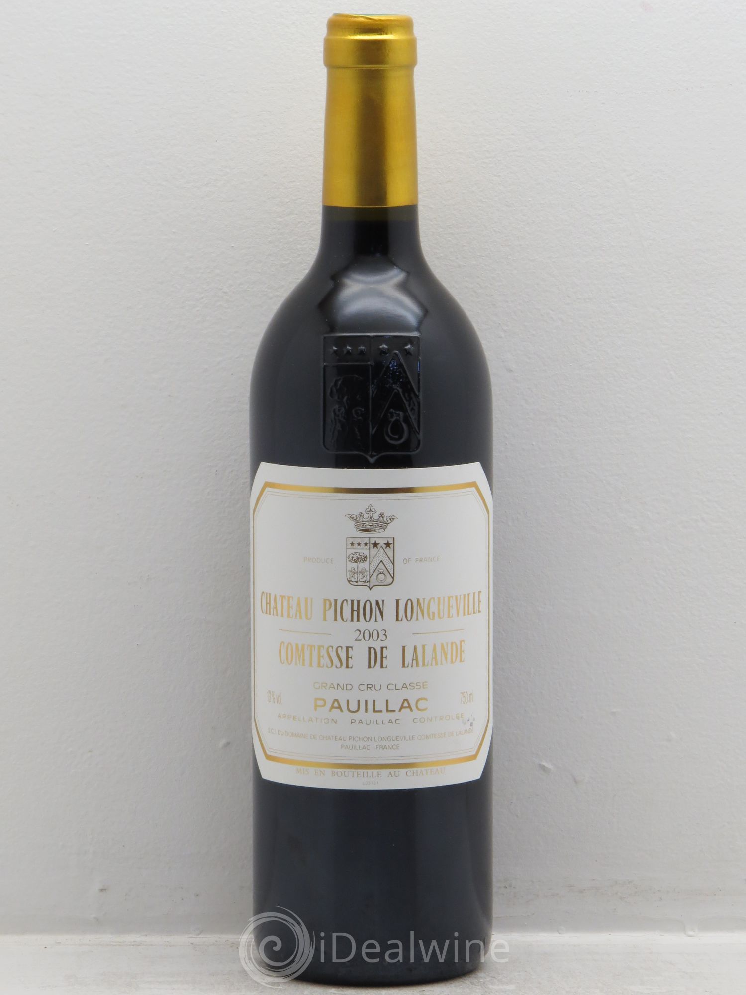 Château Pichon Longueville Comtesse de Lalande 2ème Grand Cru Classé 2003 - Lot de 1 bouteille - 0