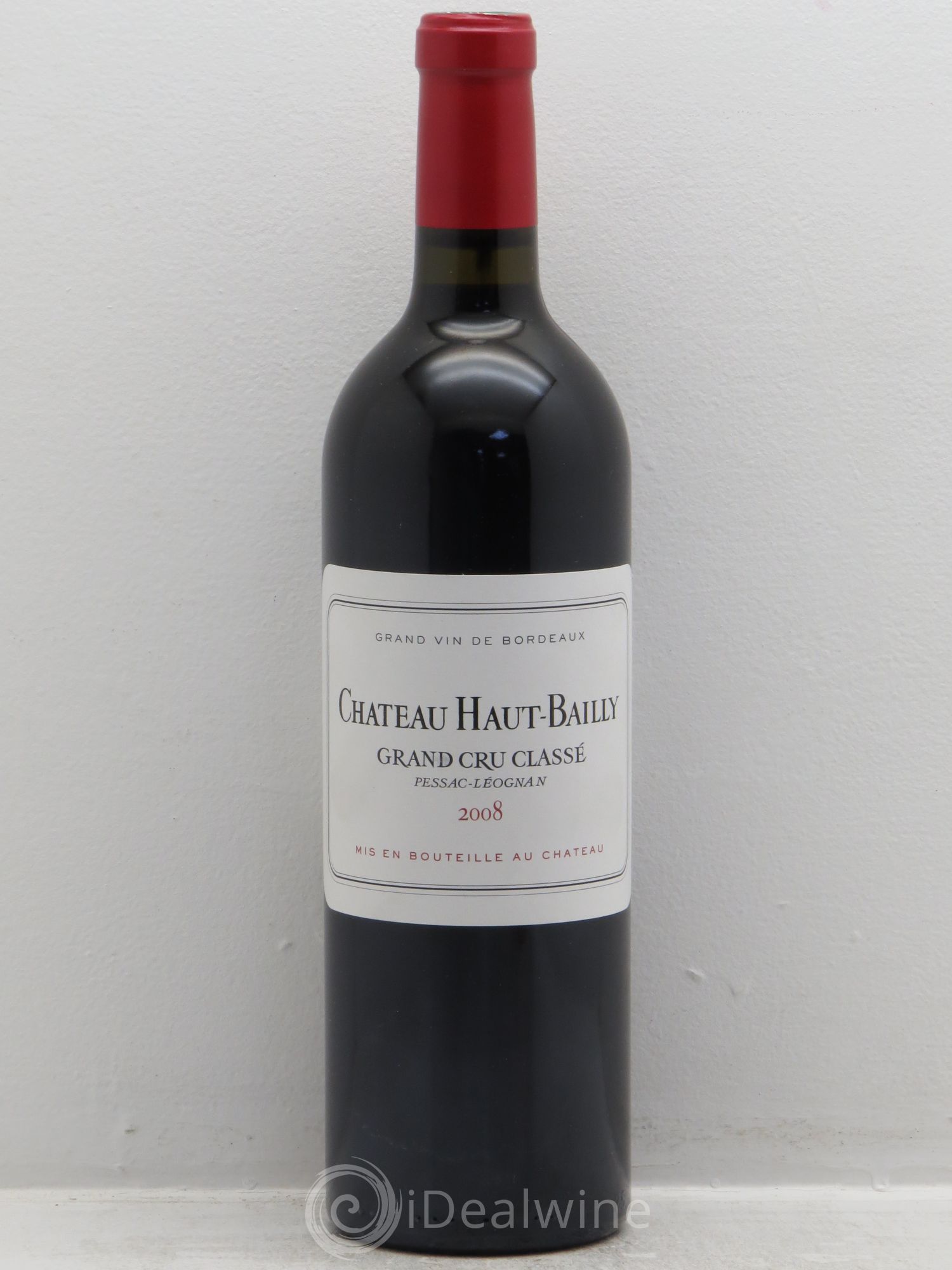 Château Haut-Bailly Cru Classé de Graves 2008 - Lot de 1 bouteille - 0