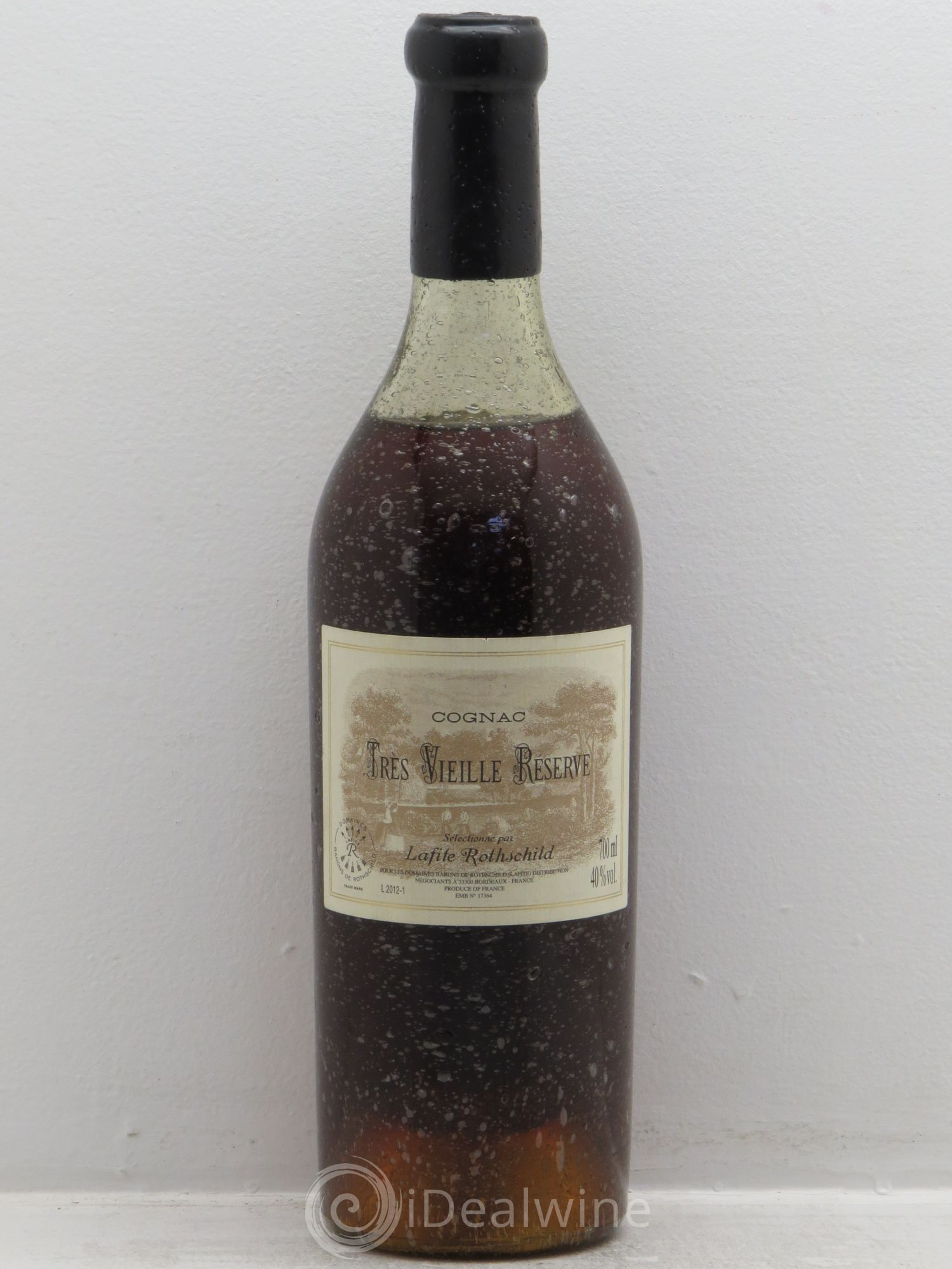 Cognac très vieille réserve Lafite 40° (sans prix de réserve) - Posten von 1 Flasche - 0