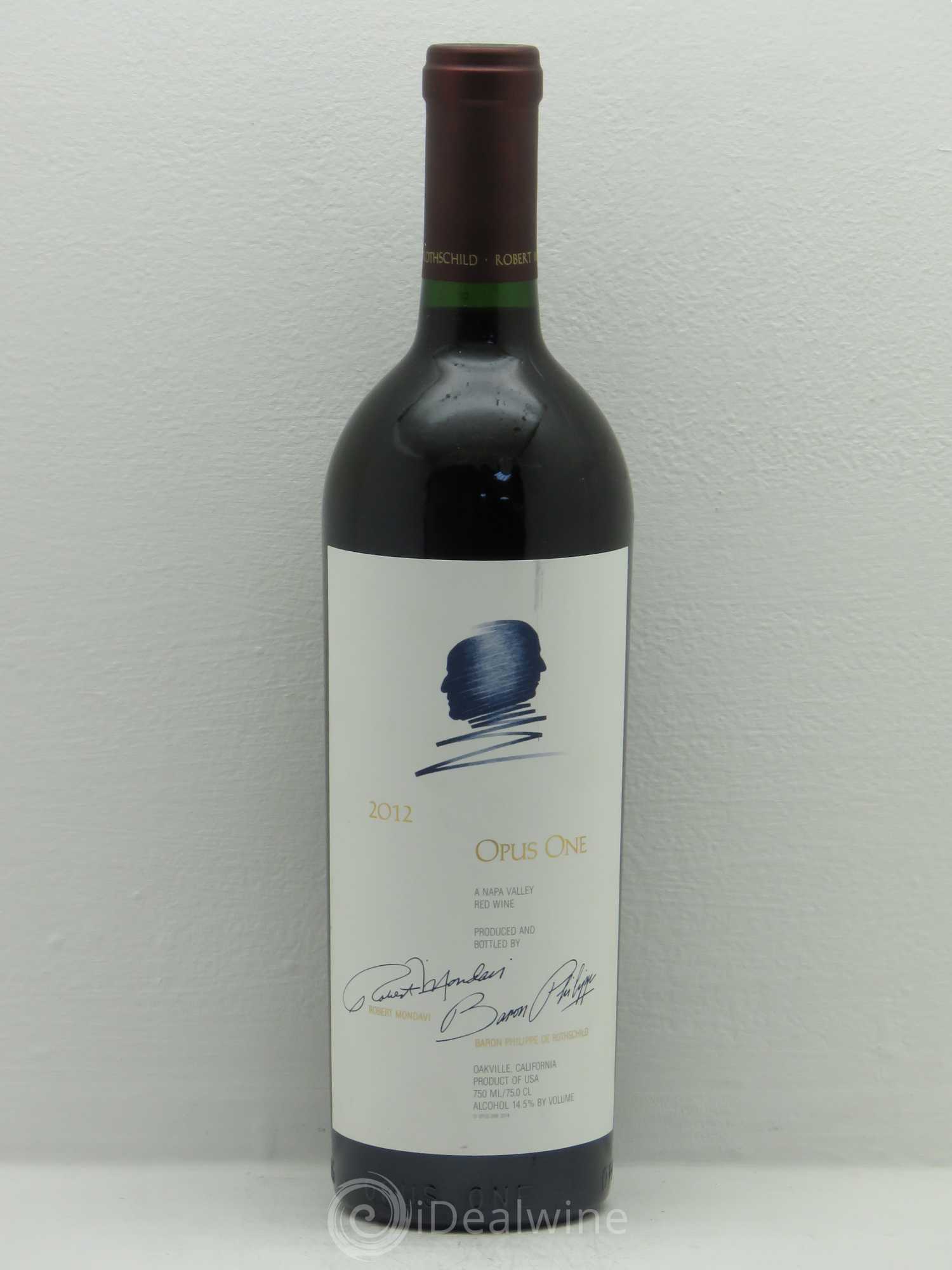 Napa Valley Opus One Robert Mondavi 2012 - Lot de 1 bouteille - 0