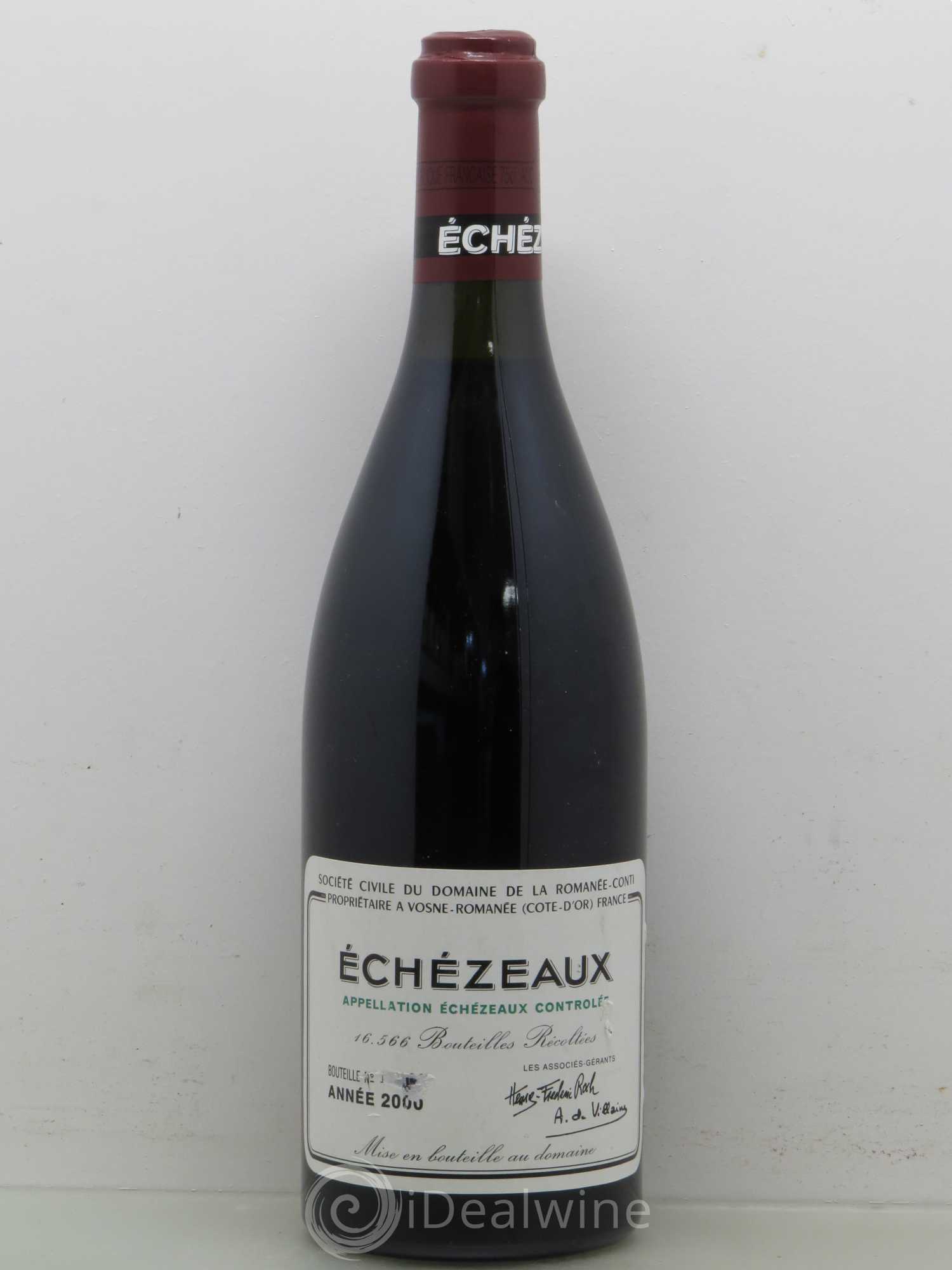 Echezeaux Grand Cru Domaine de la Romanée-Conti 2000 - Lot de 1 bouteille - 0