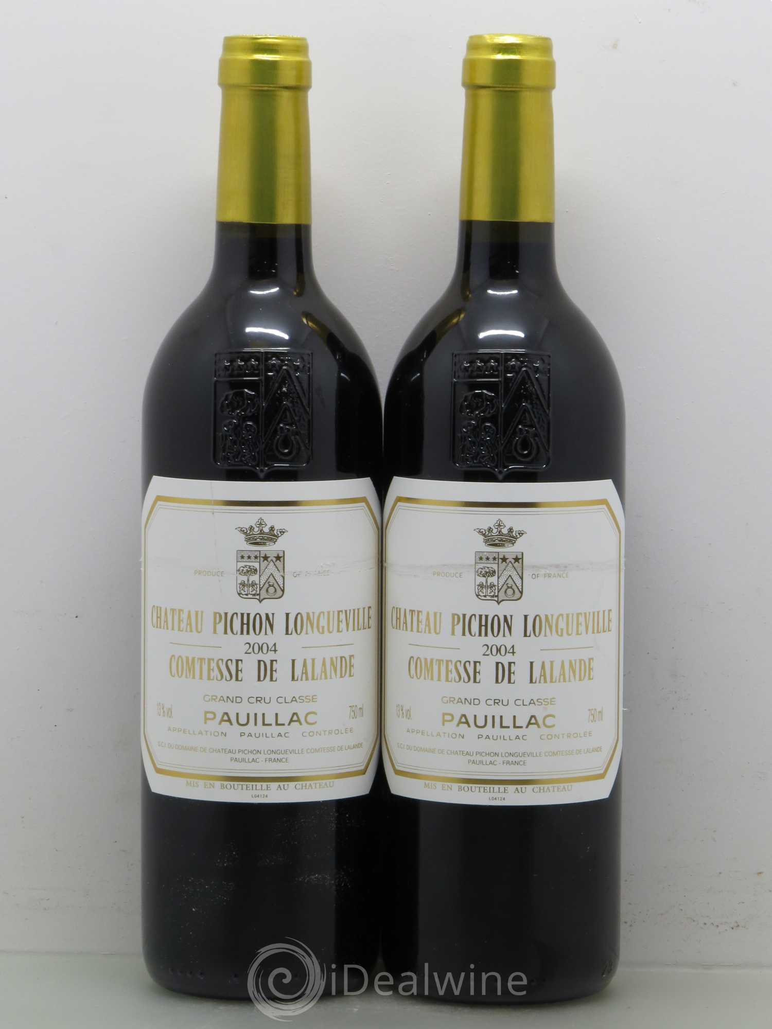 Château Pichon Longueville Comtesse de Lalande 2ème Grand Cru Classé 2004 - Lot de 2 bouteilles - 0