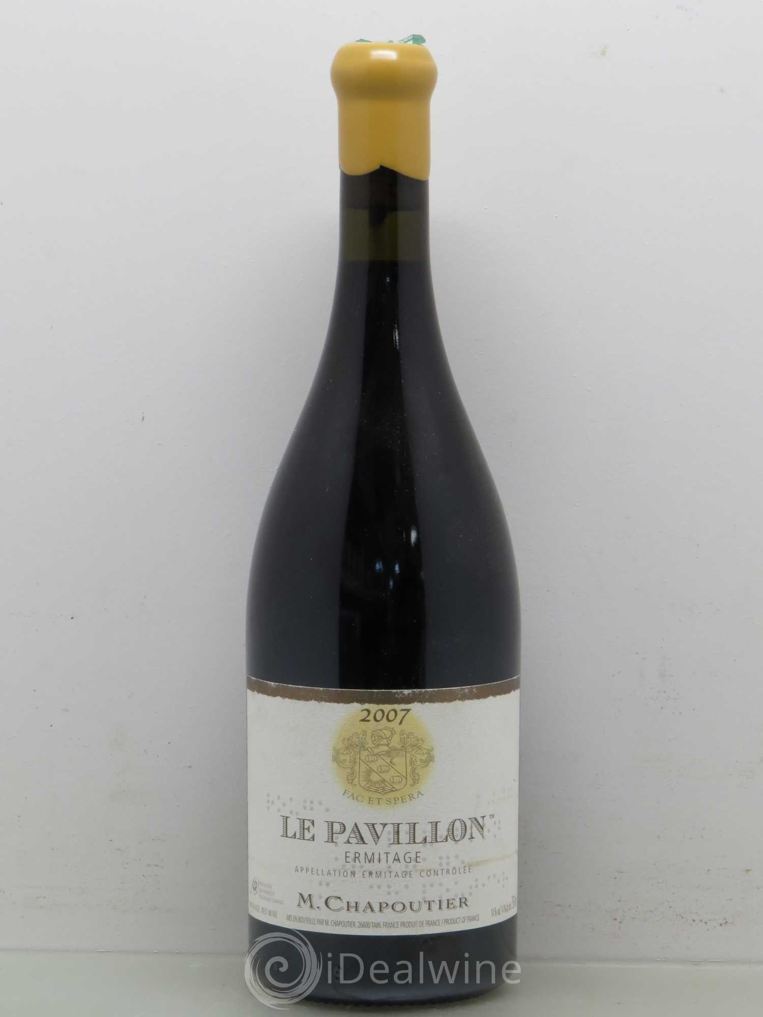 Hermitage Ermitage Le Pavillon Chapoutier 2007 - Lot de 1 bouteille - 0