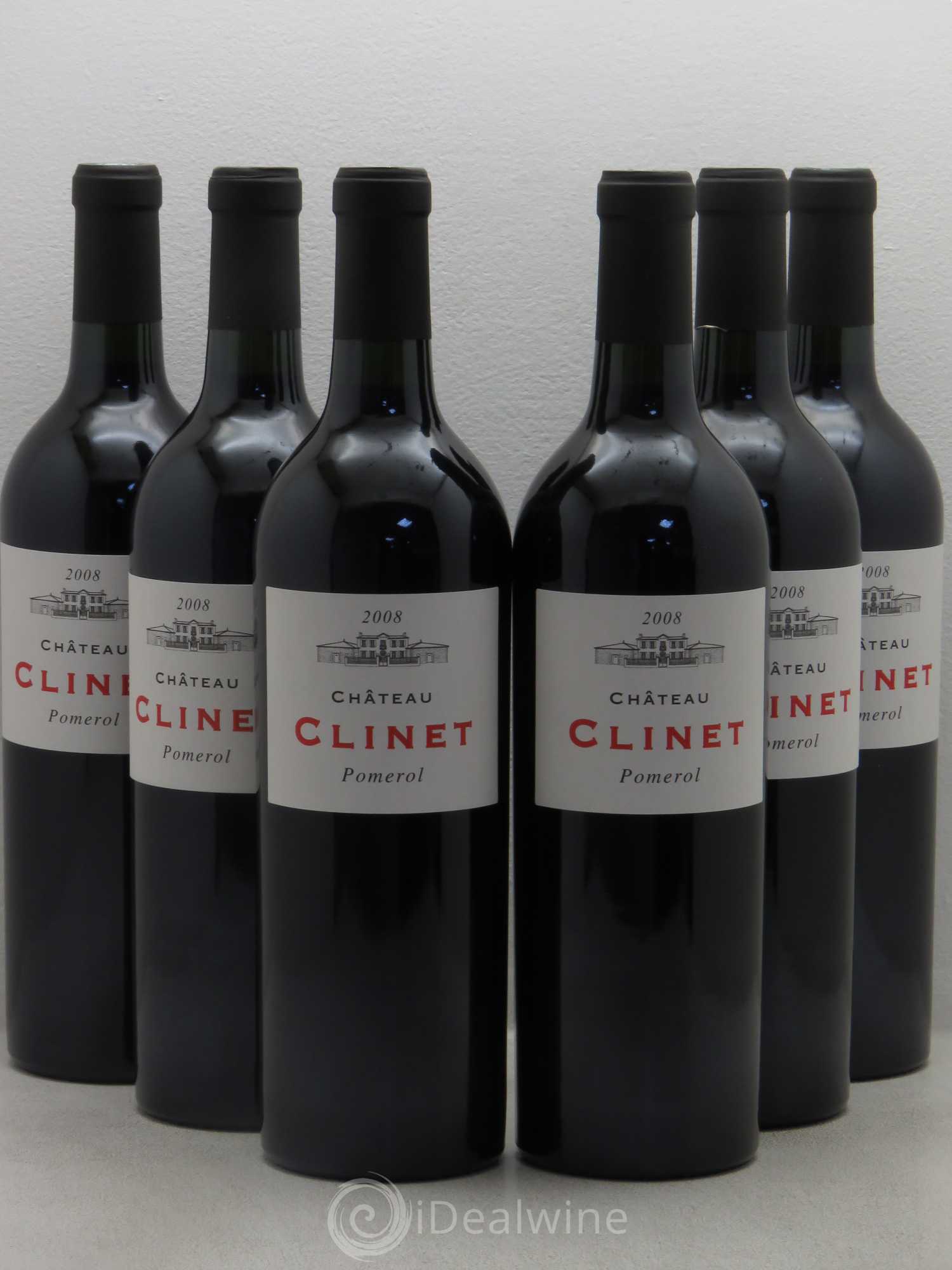 Château Clinet 2008 - Posten von 6 Flaschen - 0