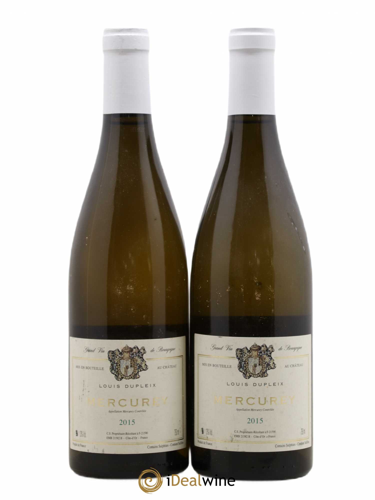 Mercurey Domaine Louis Dupleix 2015 - Posten von 2 Flaschen - 0