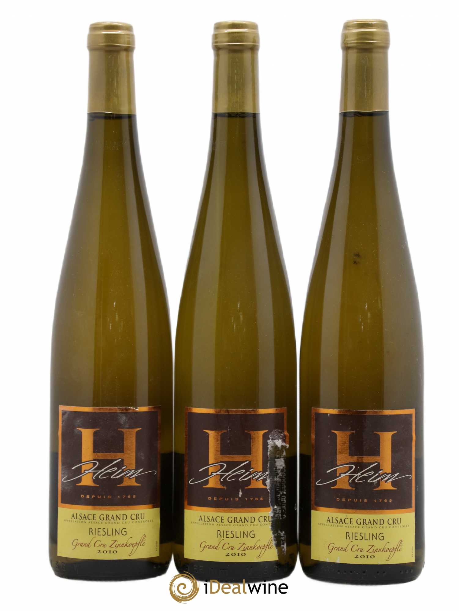 Riesling Grand Cru Zinnkoepflé Heim 2010 - Posten von 3 Flaschen - 0