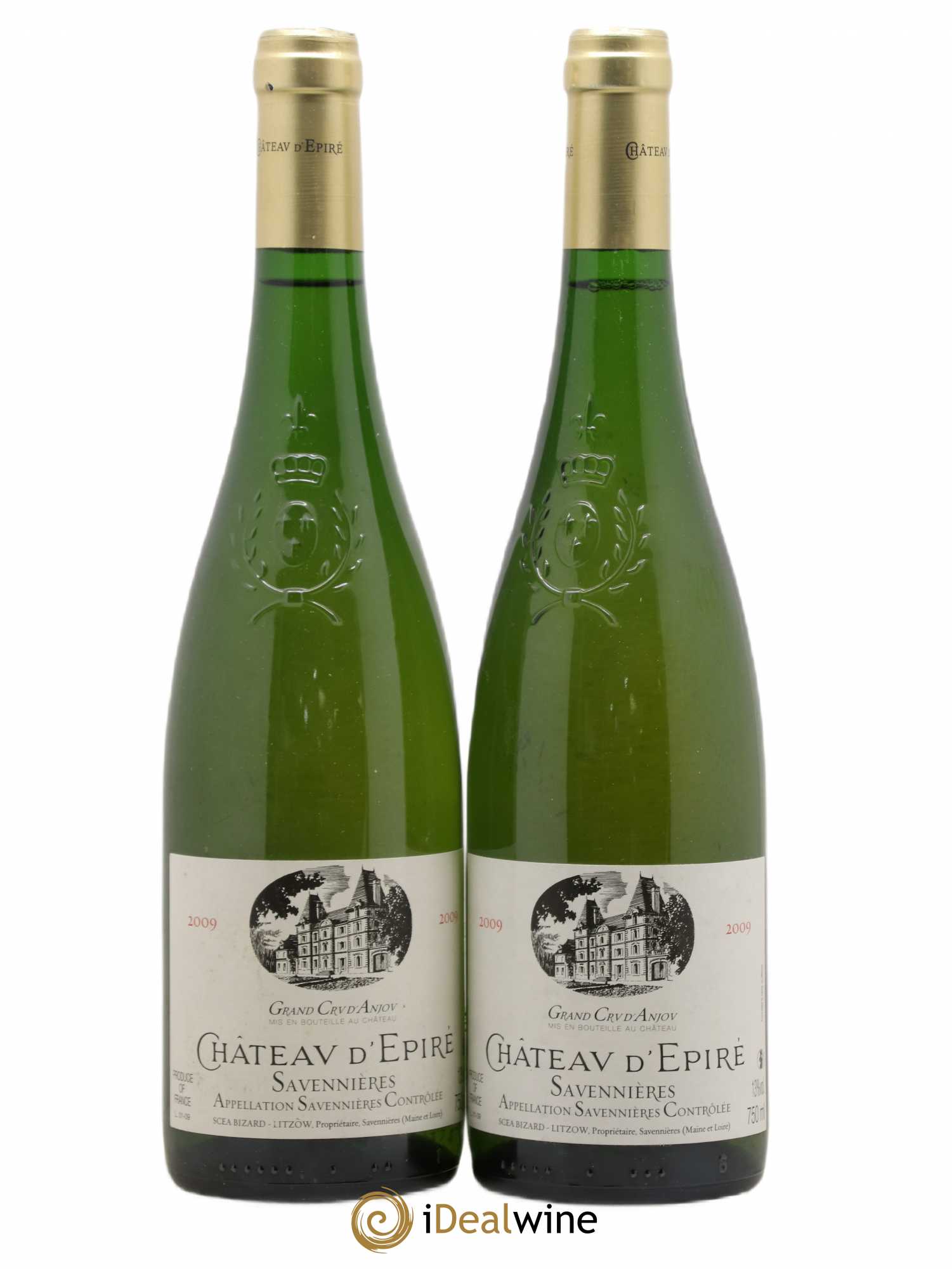 Savennières Château d'Epire 2009 - Posten von 2 Flaschen - 0