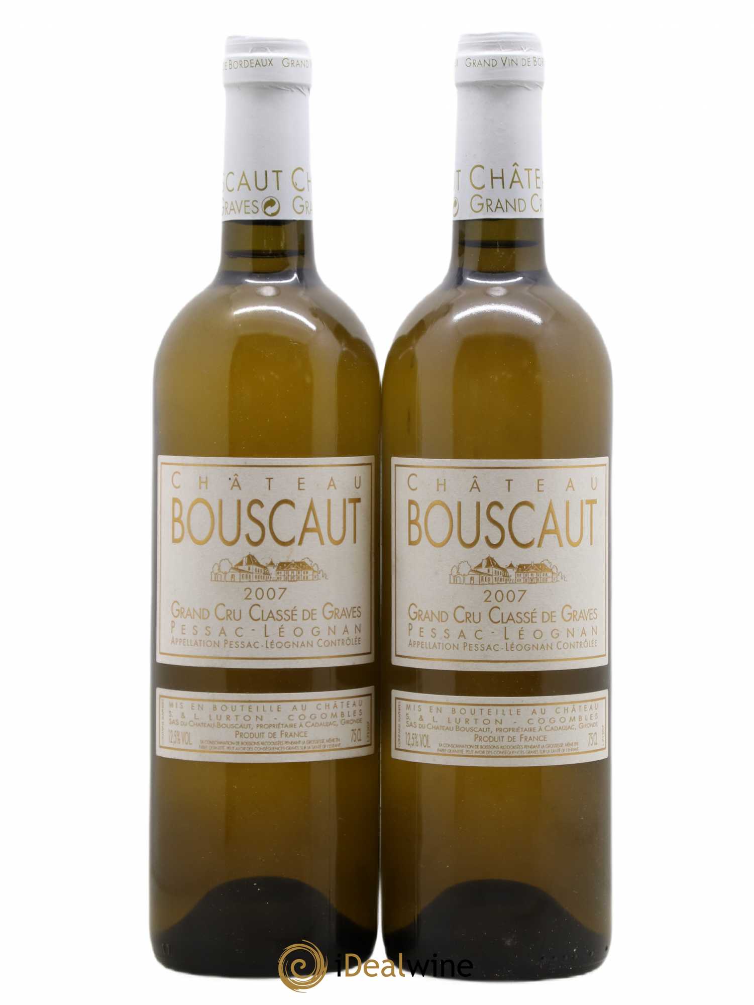 Château Bouscaut Cru Classé de Graves 2007 - Lot de 2 bouteilles - 0