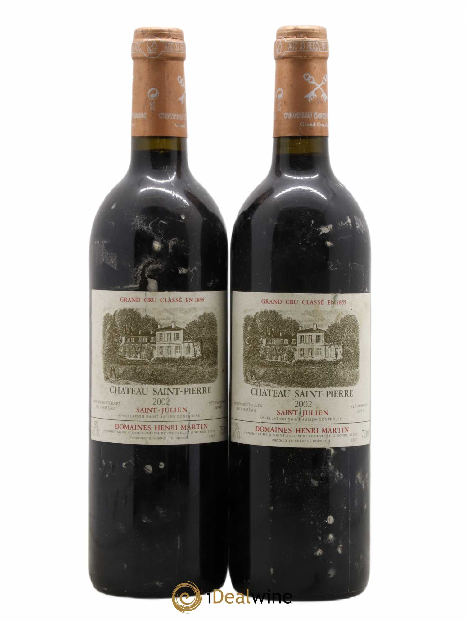 Château Saint-Pierre 2002 - Lot de 2 bouteilles - 0
