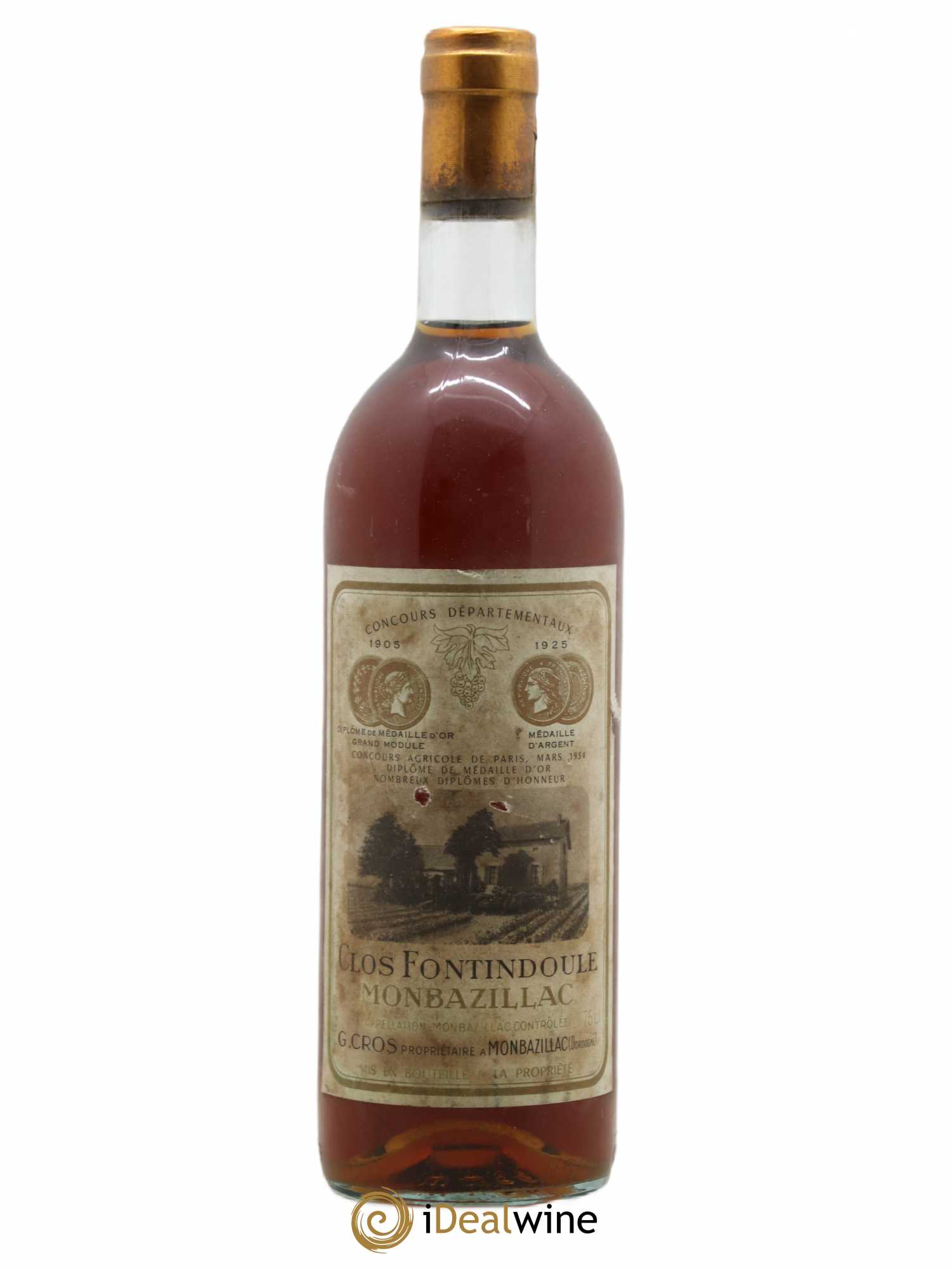 Monbazillac Clos Fontindoule 1979 - Lot de 1 bouteille - 0