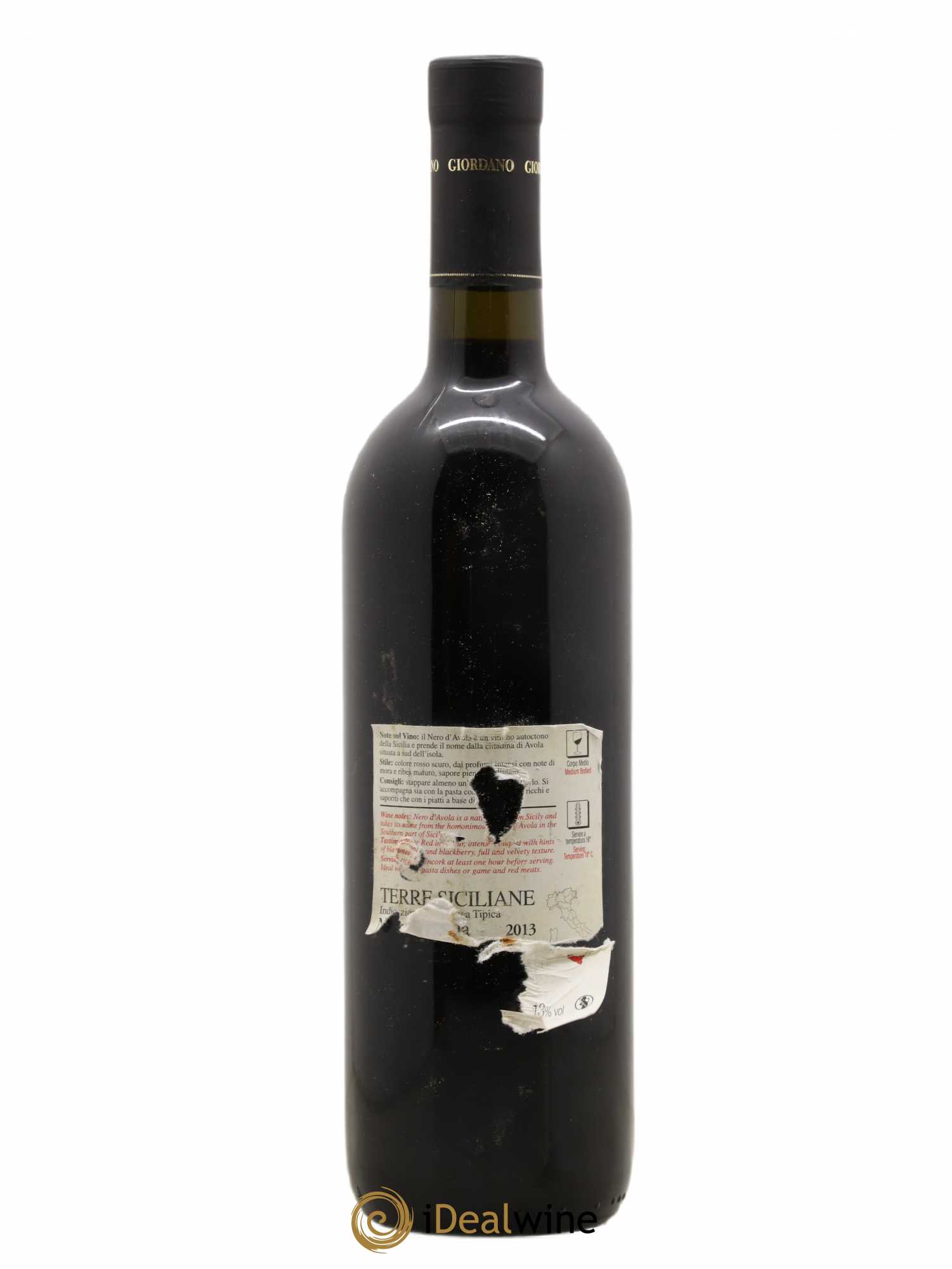 IGT Sicile Nero Avola Maison Giordano 2013 - Lot de 1 bouteille - 1