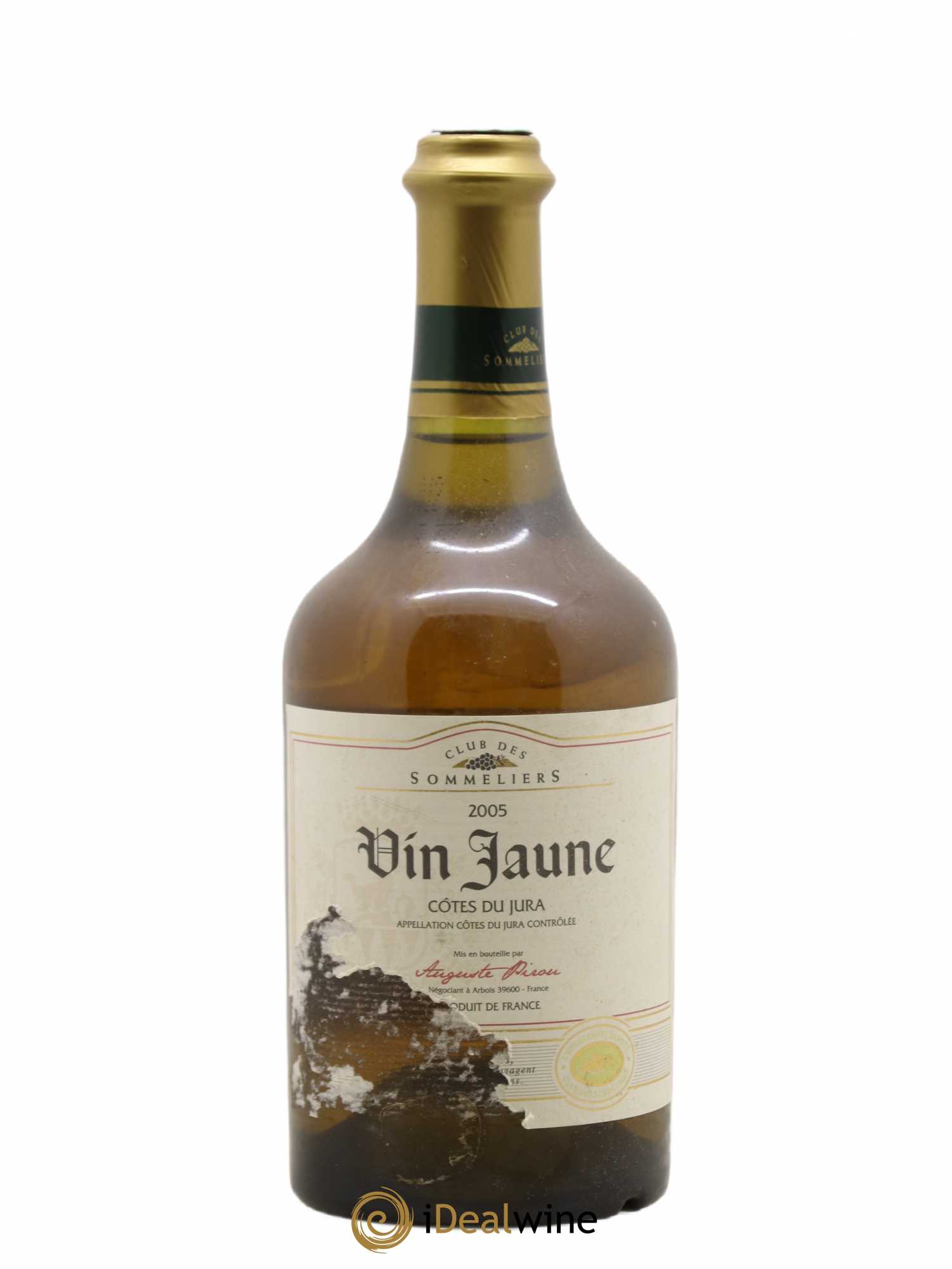 Côtes du Jura Vin Jaune Auguste Pirou 2005 - Lot de 1 bouteille - 0