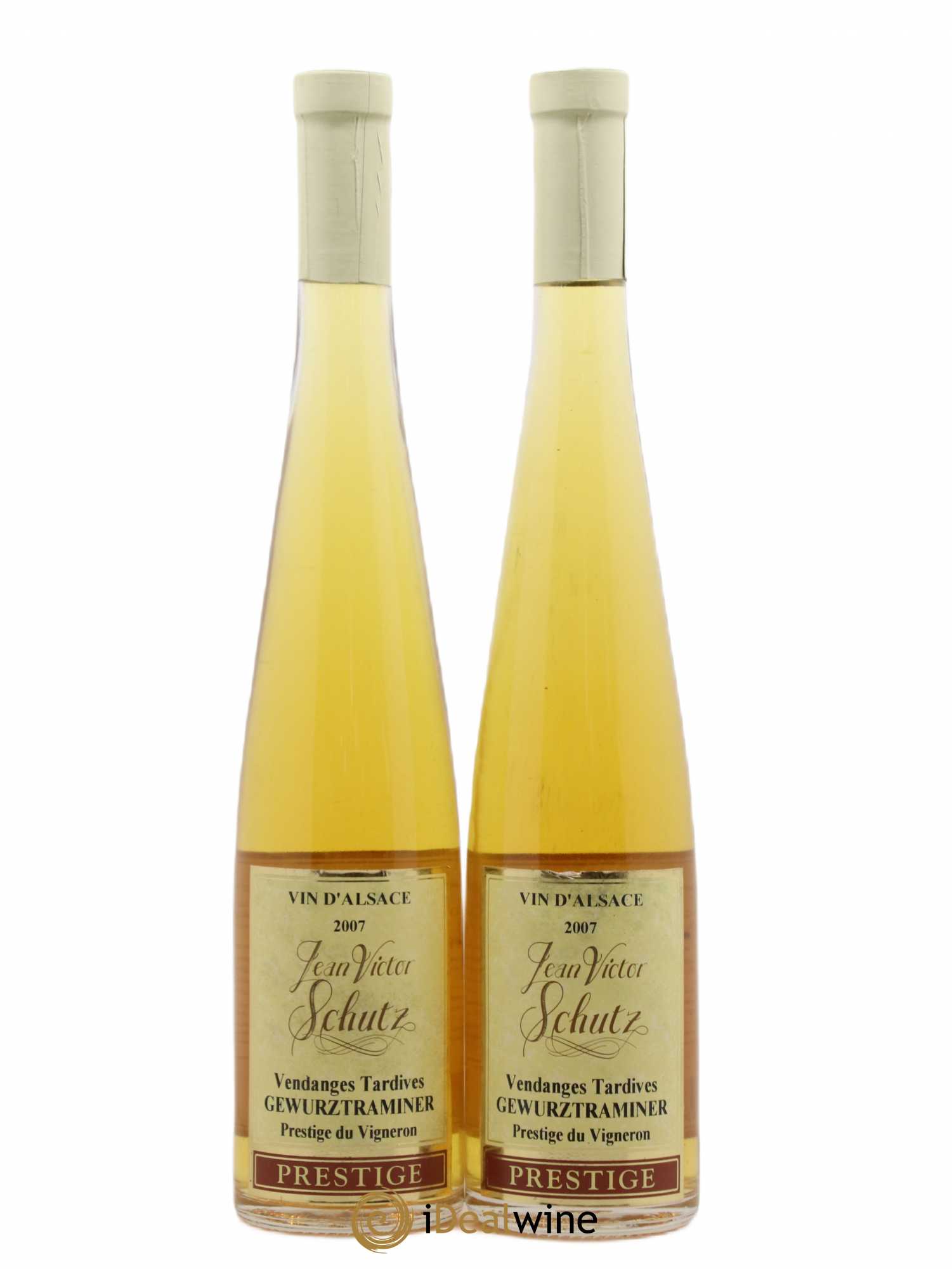 Gewurztraminer Vendanges Tardives Schutz Prestige 50cl 2007 - Lotto di 2 bottiglie - 0