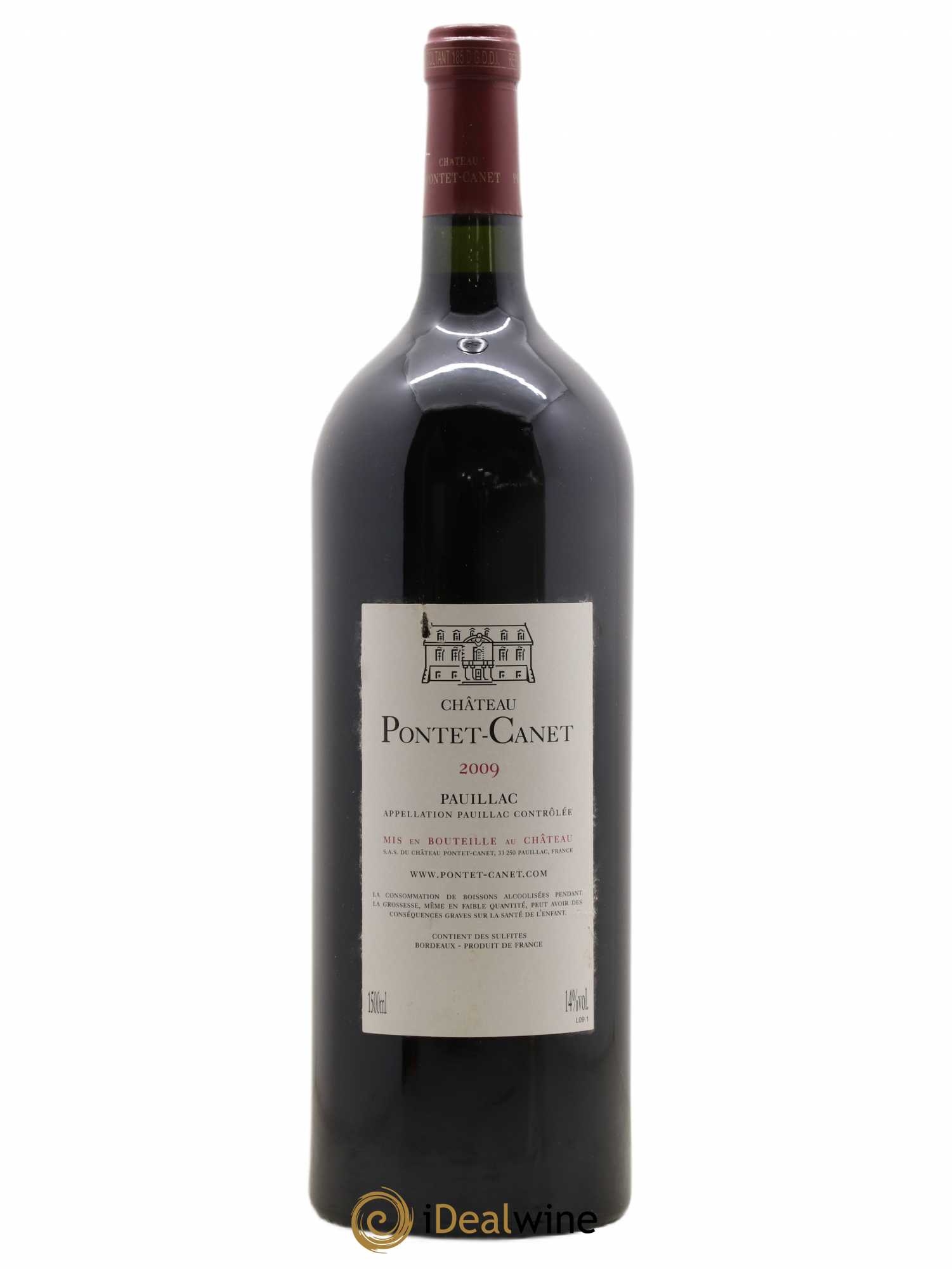 Château Pontet Canet 5ème Grand Cru Classé 2009 - Lot de 1 magnum - 1