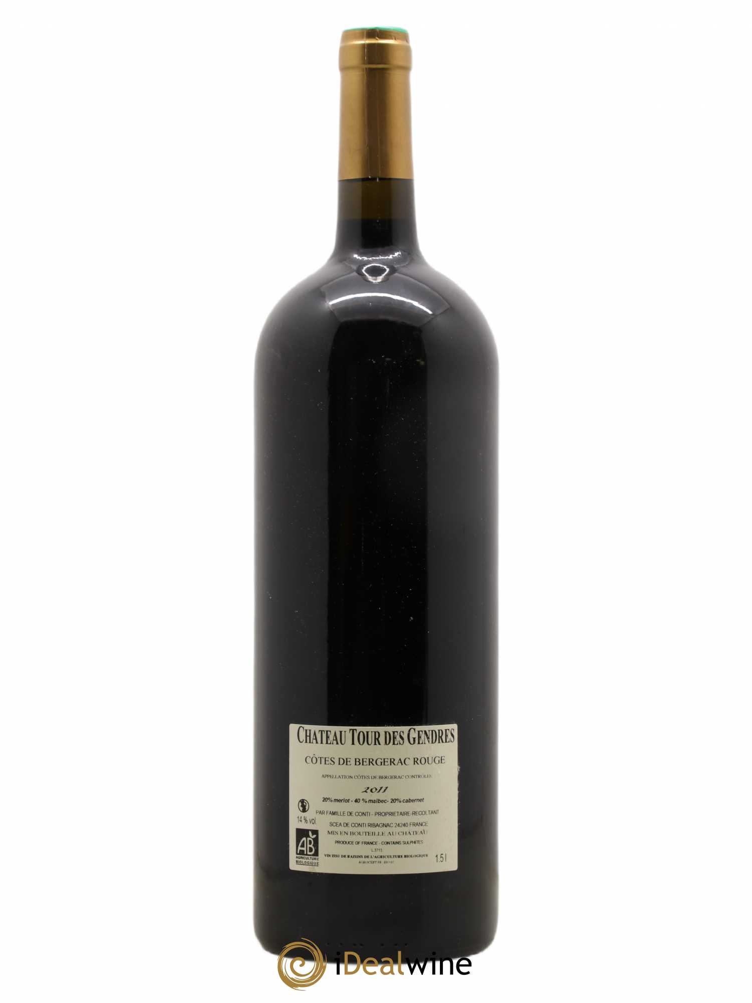 Côtes de Bergerac Château Tour des Gendres Cuvée A La Gloire de Mon Père 2011 - Posten von 1 Magnum - 1