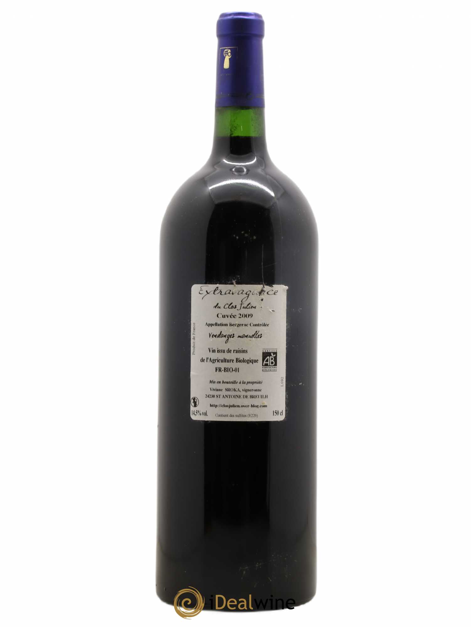 Bergerac Clos Julien Cuvée Extravagance 2009 - Posten von 1 Magnum - 1