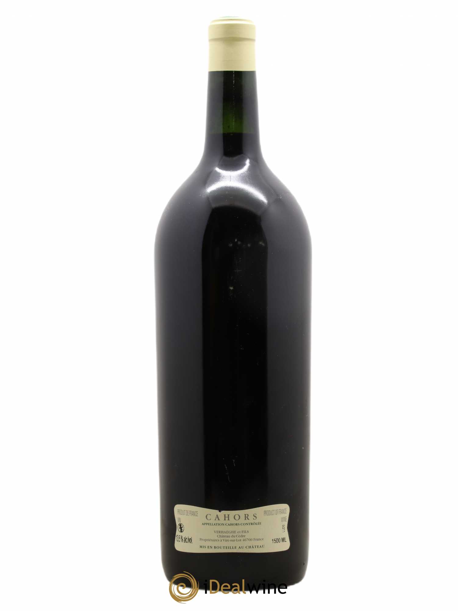 Cahors Château du Cèdre Cuvée Le Cèdre Pascal et Jean-Marc Verhaeghe 2010 - Lot de 1 magnum - 1