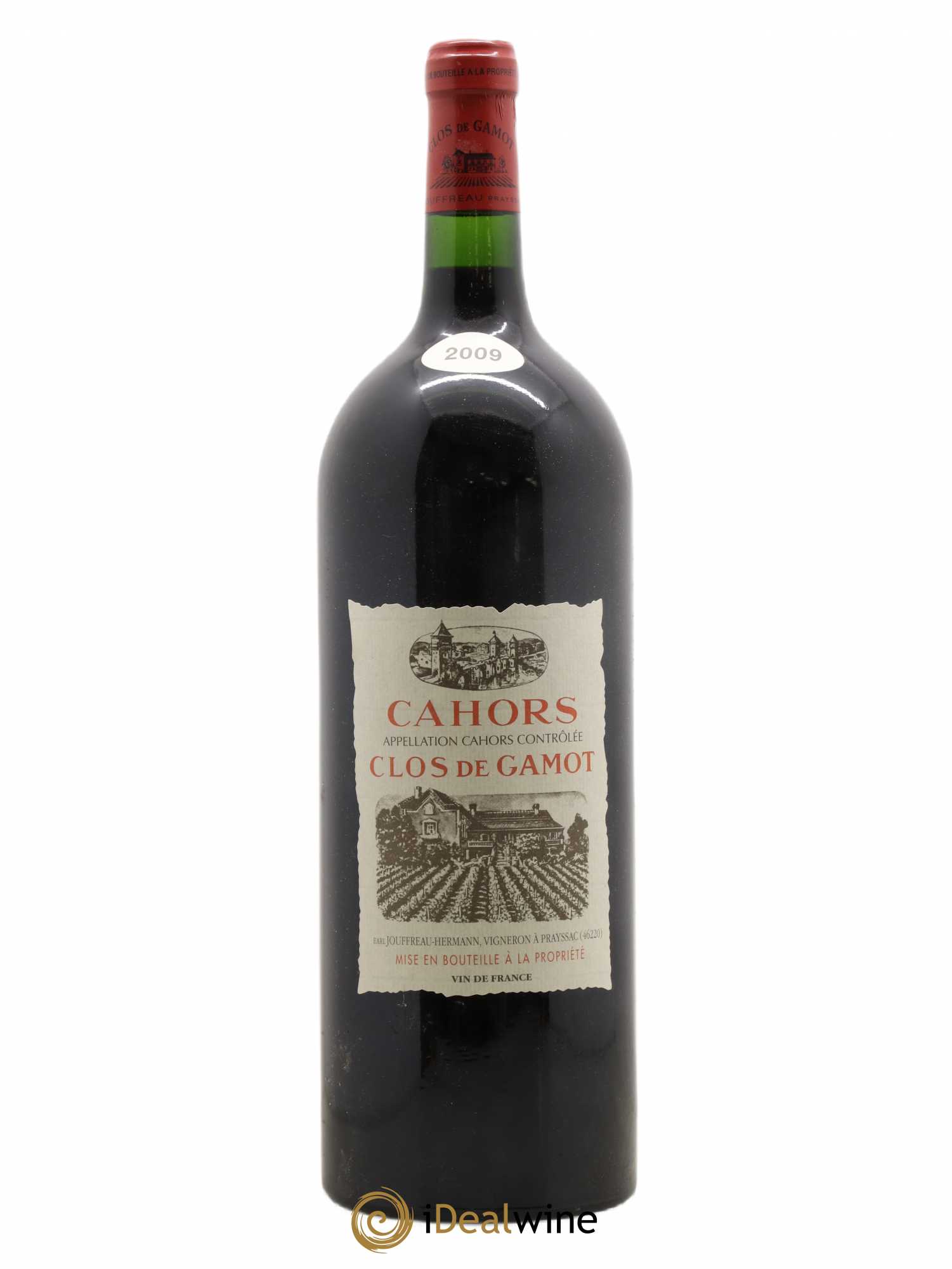 Cahors Clos de Gamot famille Jouffreau 2009 - Lot de 1 magnum - 0