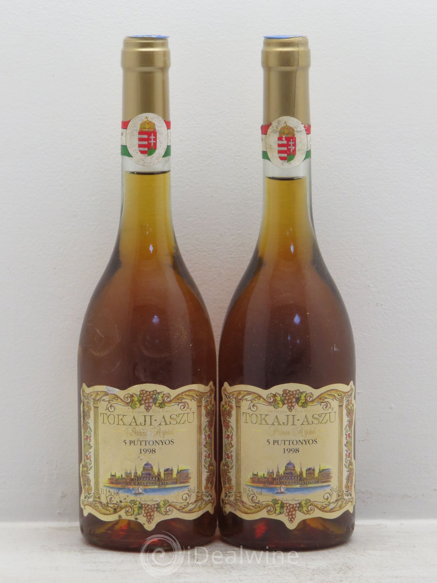 Tokaji Prince Arpad Aszu 5 Puttonyos 1998 - Lotto di 2 bottiglie - 0
