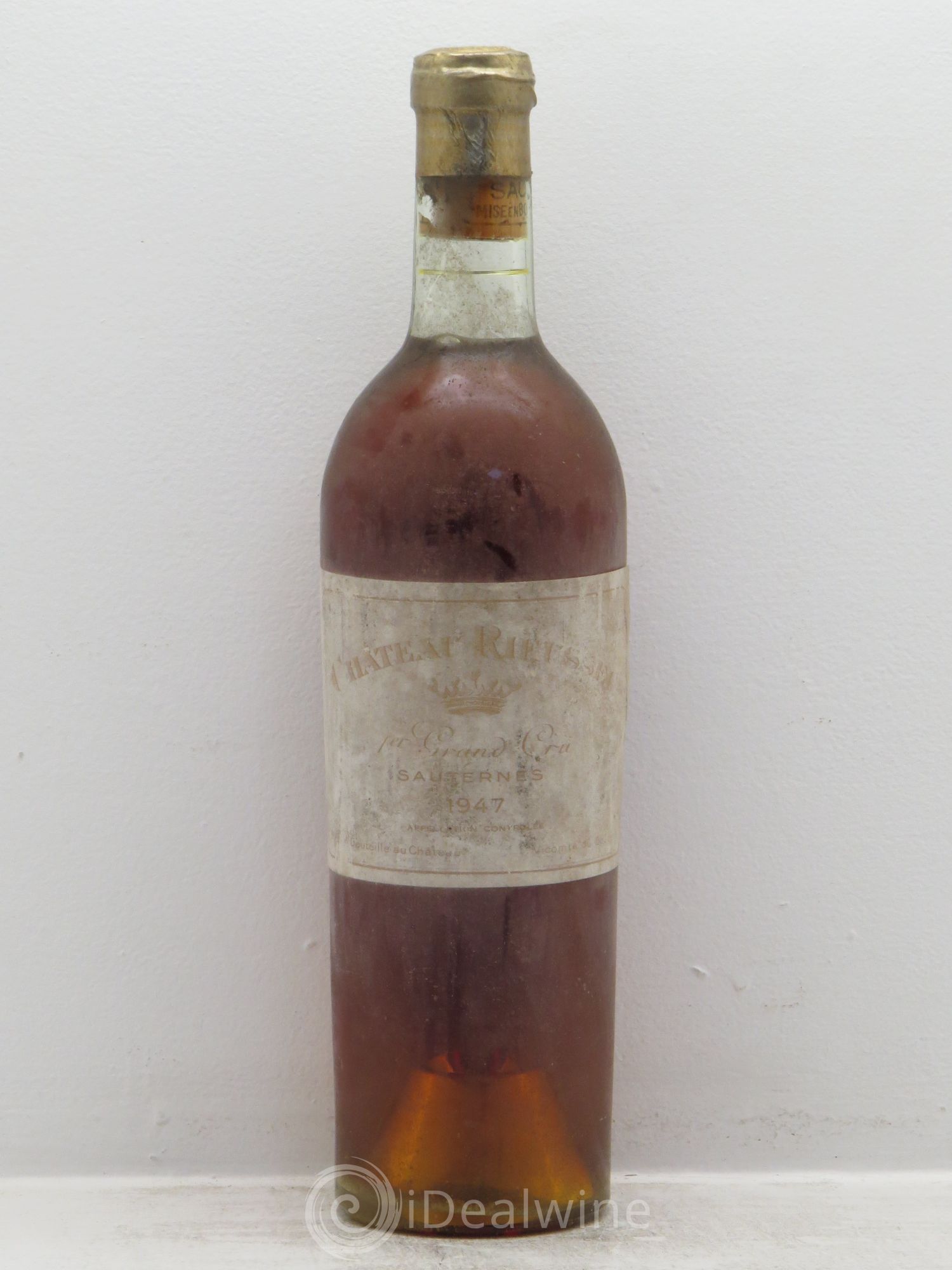 Château Rieussec 1er Grand Cru Classé 1947 - Posten von 1 Flasche - 0