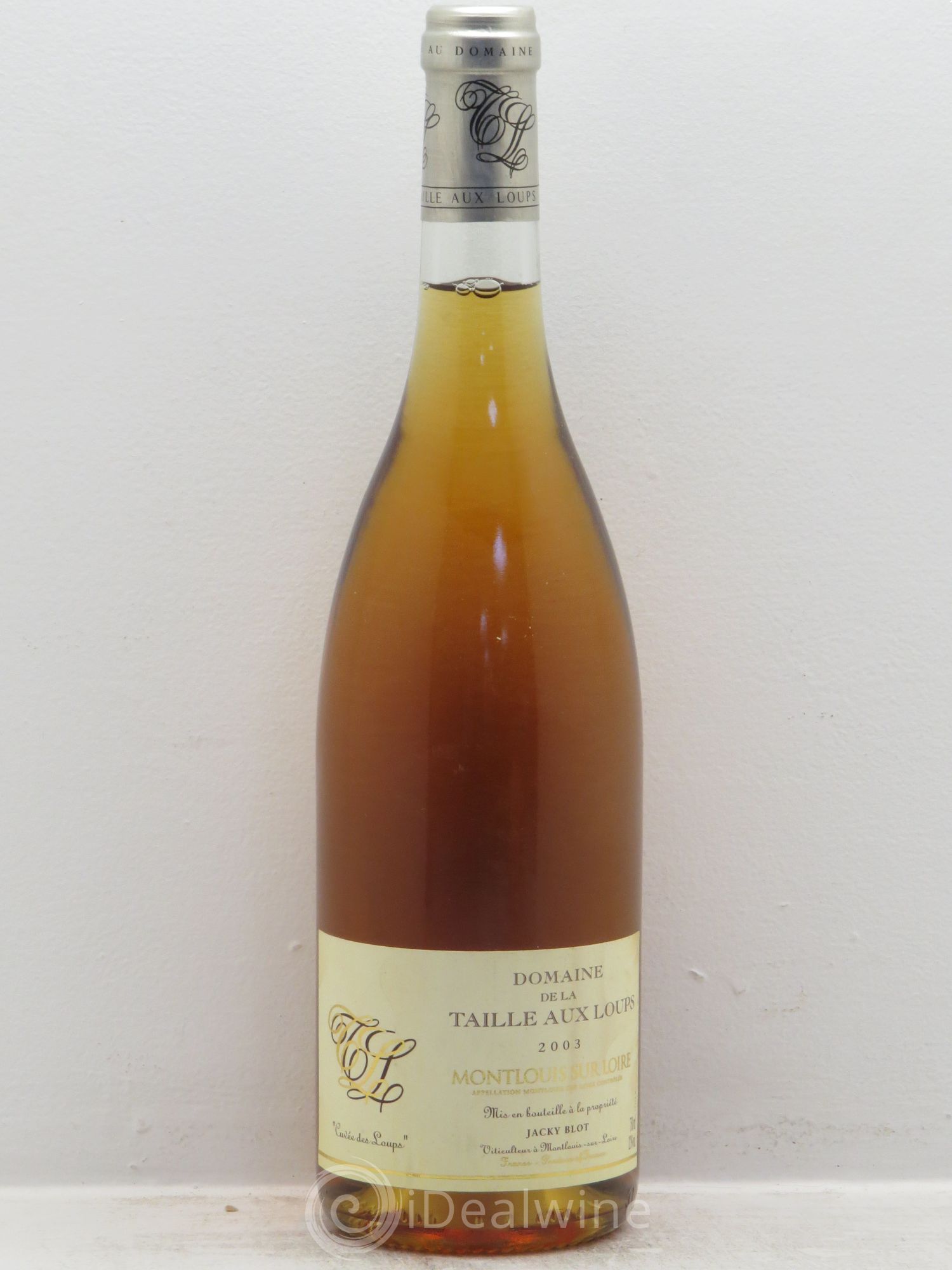 Montlouis-sur-Loire Cuvée des Loups La Taille aux Loups - Jacky Blot 2003 - Lot de 1 bouteille - 0
