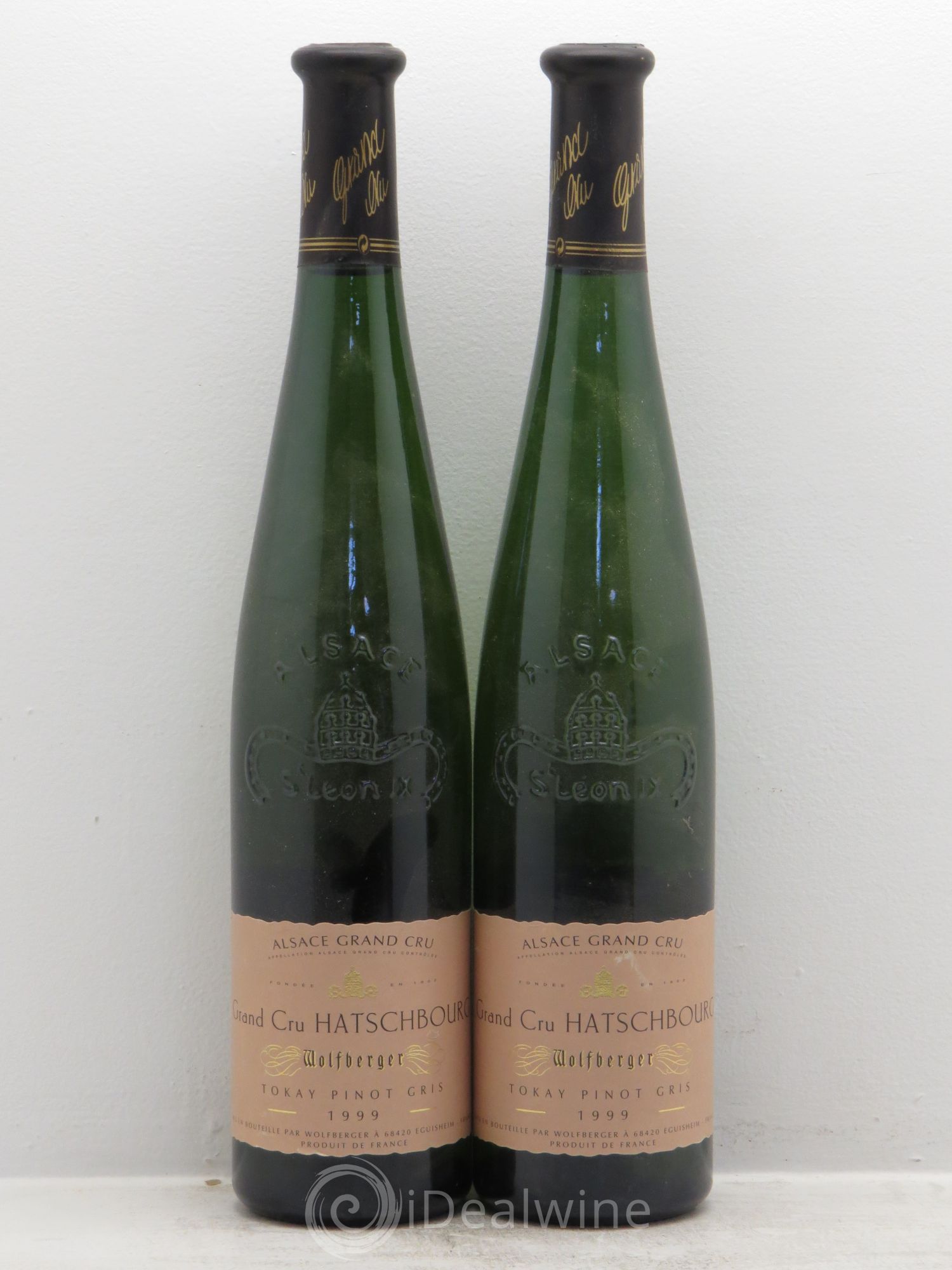 Pinot Gris (Tokay) Grand Cru Hatschbourg Domaine Wolfberger 1999 - Posten von 2 Flaschen - 0