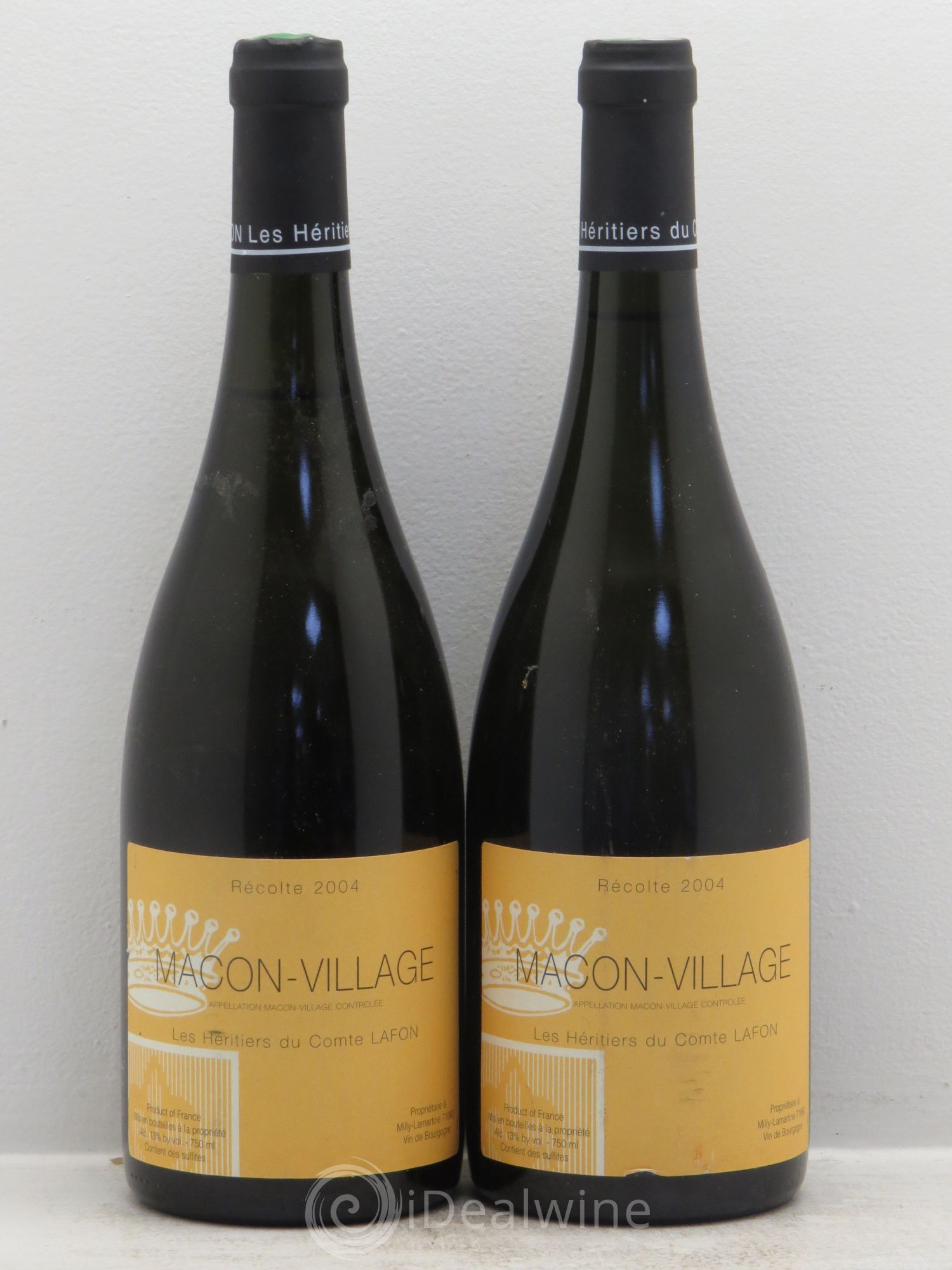 Mâcon Domaine des Comtes Lafon 2004 - Lot de 2 bouteilles - 0