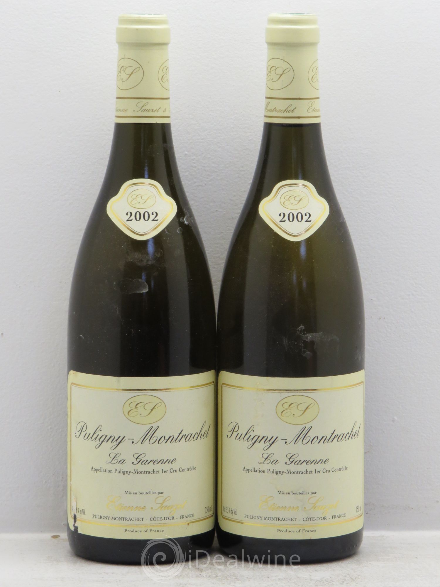Puligny-Montrachet 1er Cru La Garenne Etienne Sauzet 2002 - Lot de 2 bouteilles - 0