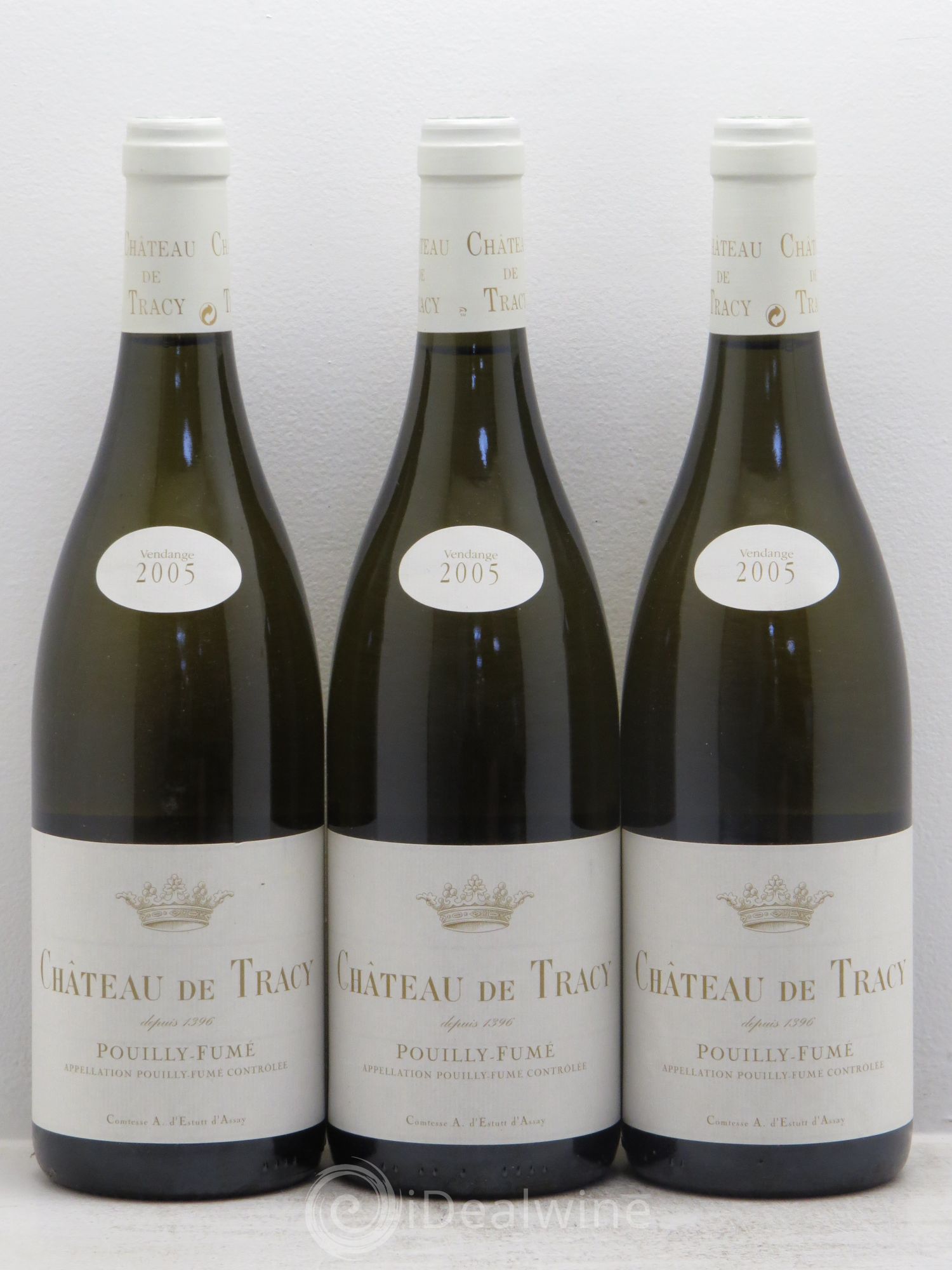 Pouilly-Fumé Château Tracy 2005 - Posten von 3 Flaschen - 0