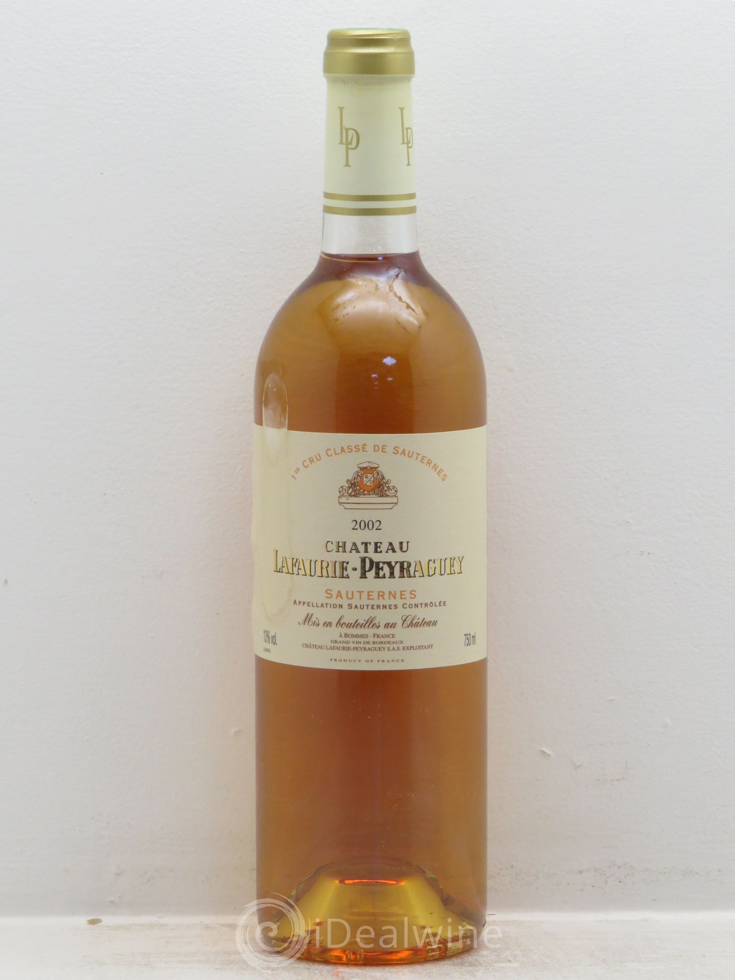 Château Lafaurie-Peyraguey 1er Grand Cru Classé 2002 - Lotto di 12 bottiglie - 0