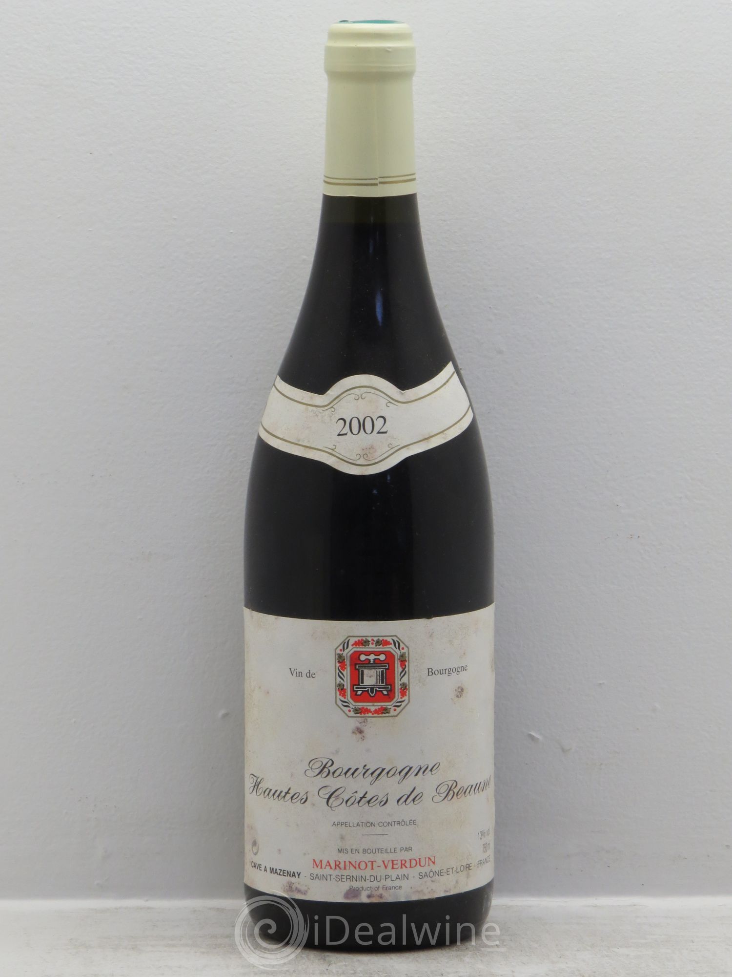 Hautes-Côtes de Beaune Marinot Verdun 2002 - Posten von 1 Flasche - 0