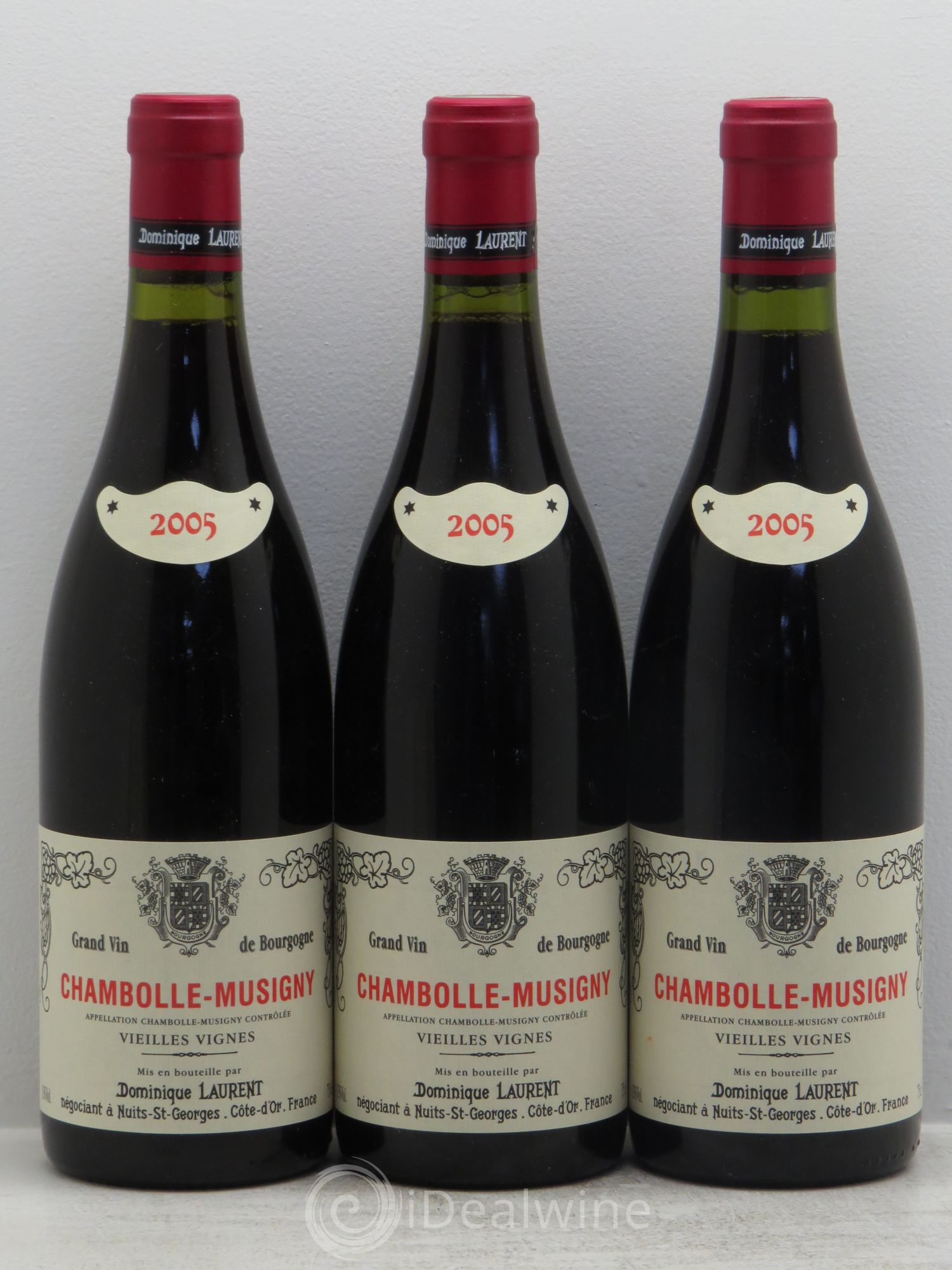 Chambolle-Musigny Dominique Laurent Vieilles vignes 2005 - Lot de 3 bouteilles - 0