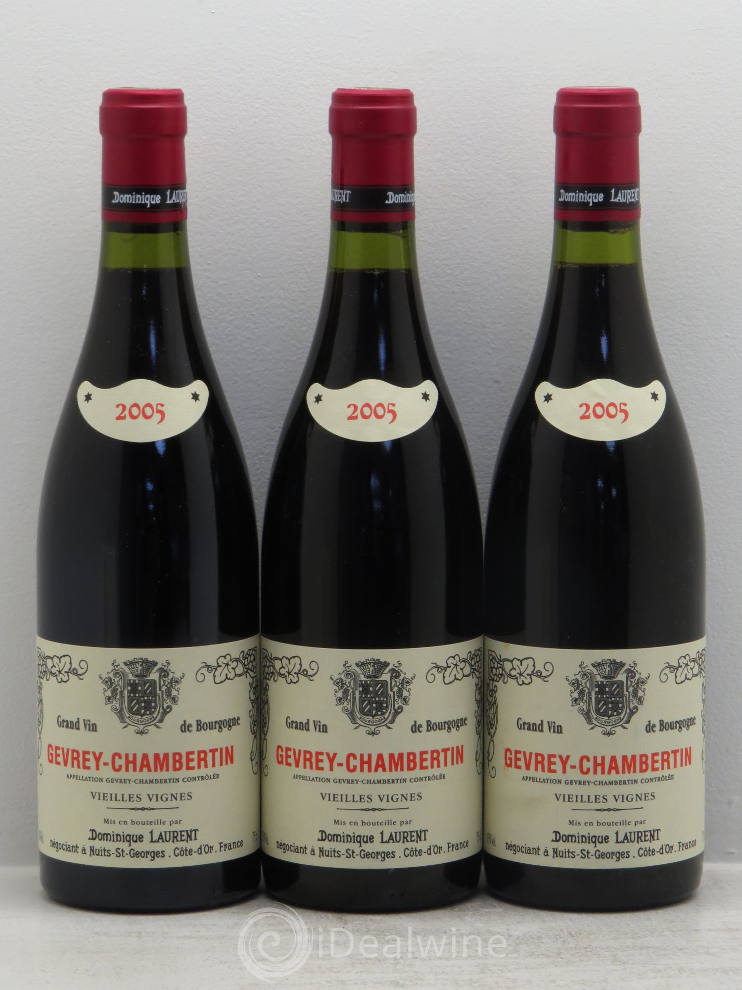 Gevrey-Chambertin Vieilles vignes 2005 - Lot de 3 bouteilles - 0