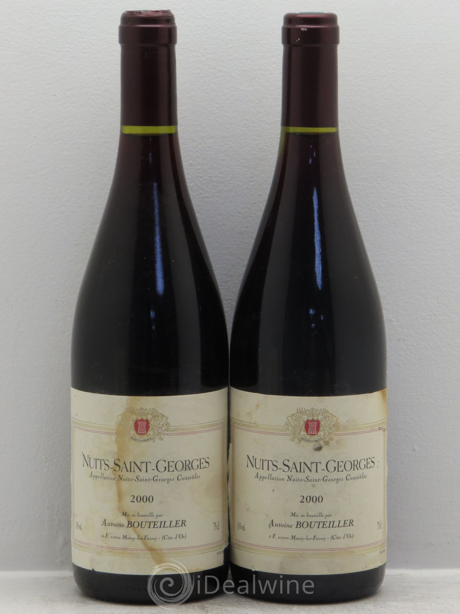 Nuits-Saint-Georges A.Bouteiller 2000 - Lot de 2 bouteilles - 0