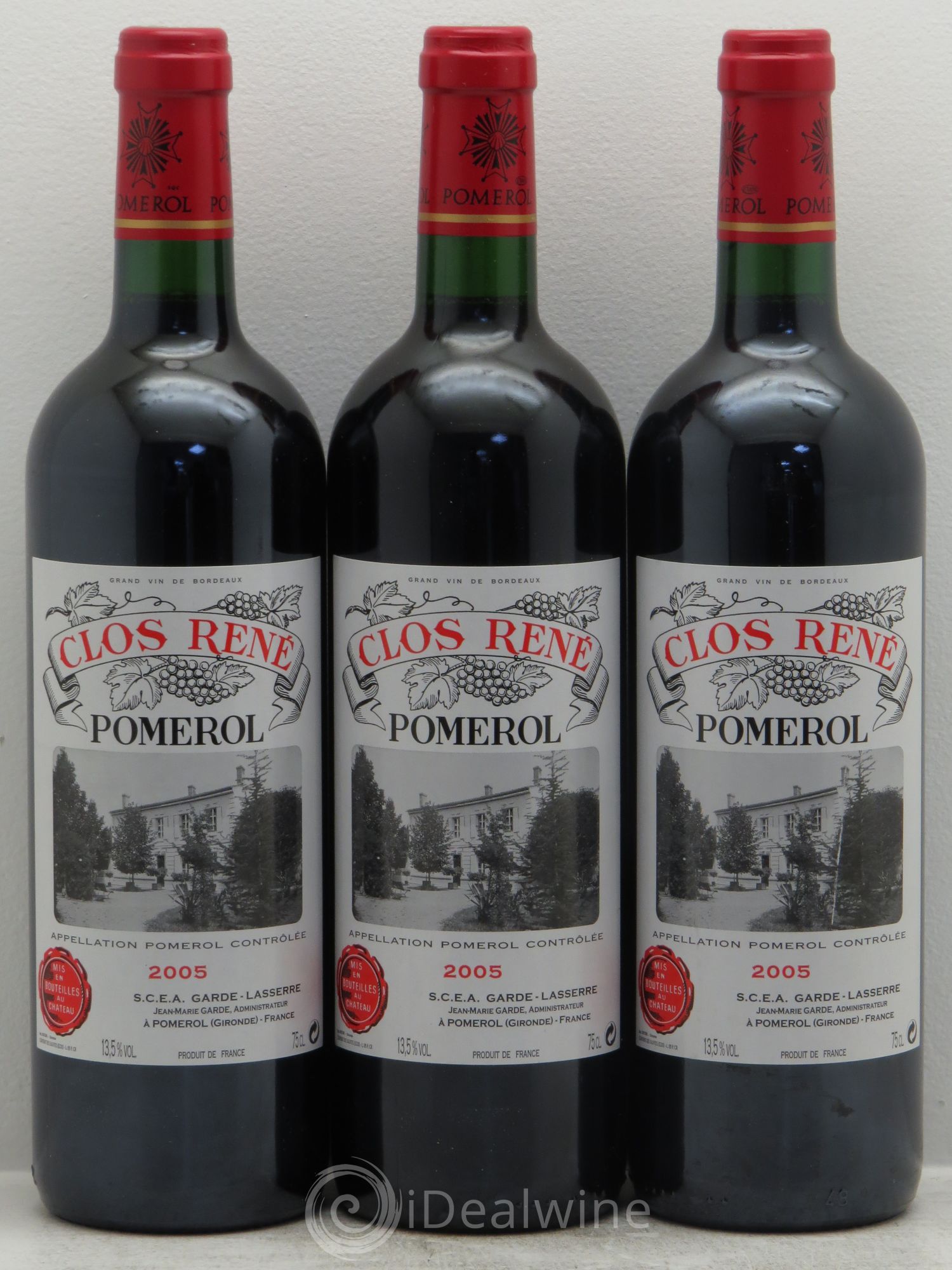 Clos René 2005 - Lot of 3 bottles - 0