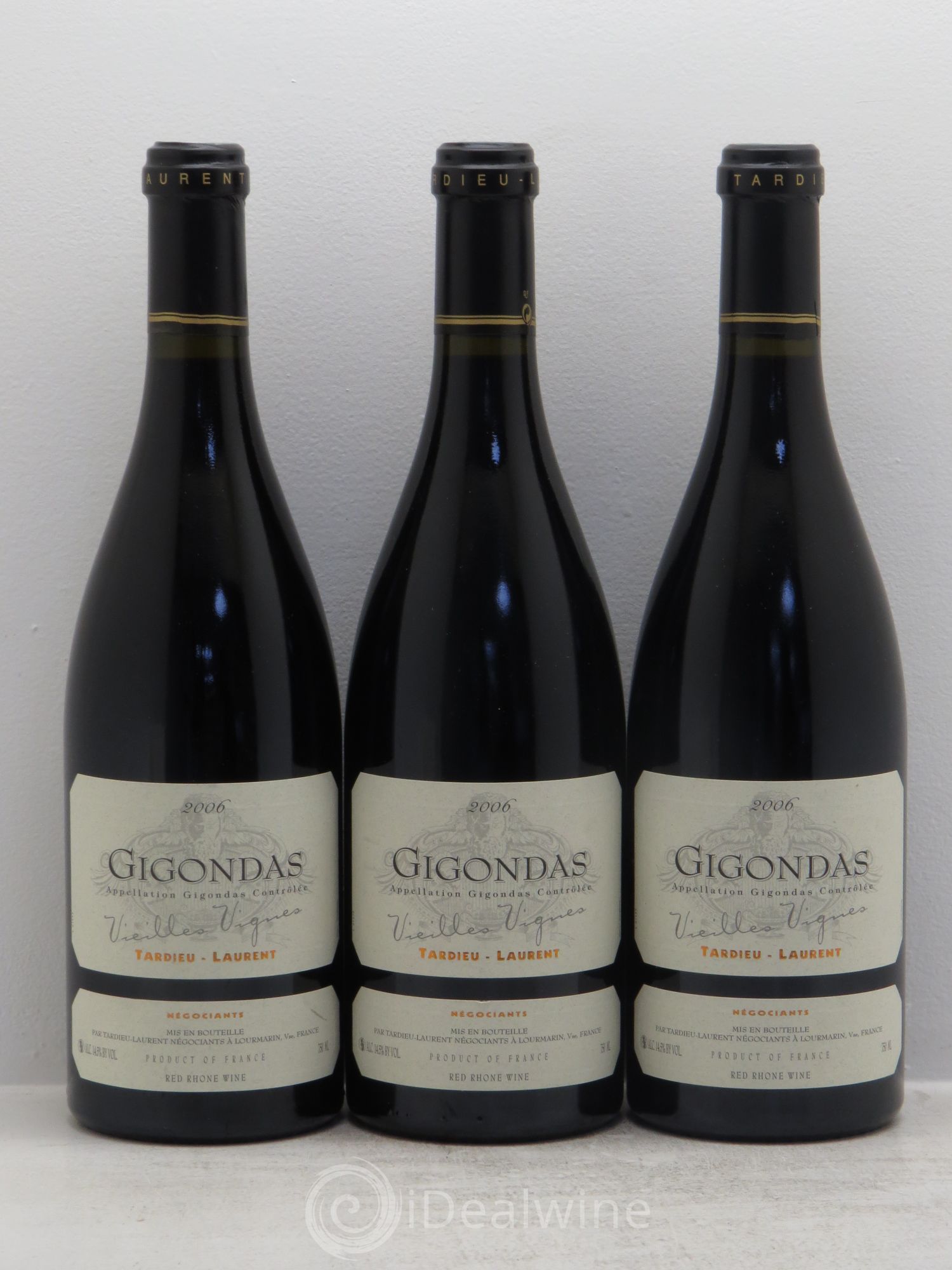 Gigondas Vieilles vignes 2006 - Lot de 3 bouteilles - 0