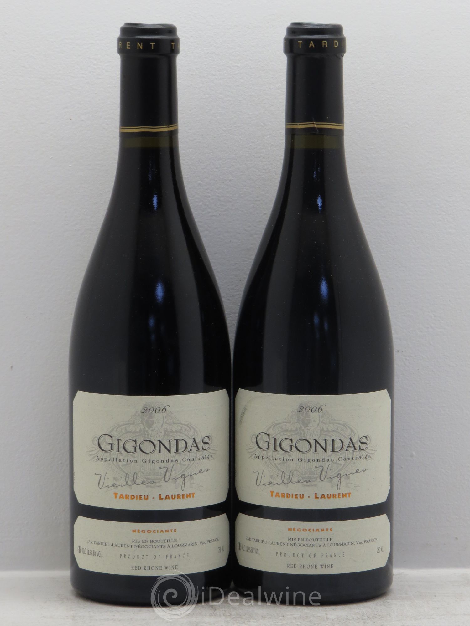 Gigondas Vieilles vignes 2006 - Lot de 2 bouteilles - 0