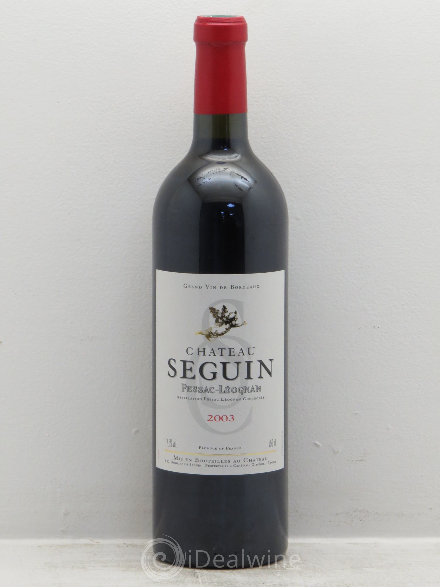 Pessac-Léognan Chateau Seguin 2003 - Posten von 12 Flaschen - 0