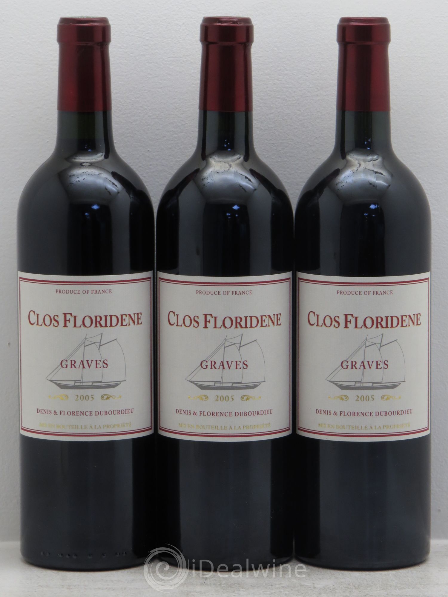 Clos Floridène 2005 - Lot de 3 bouteilles - 0