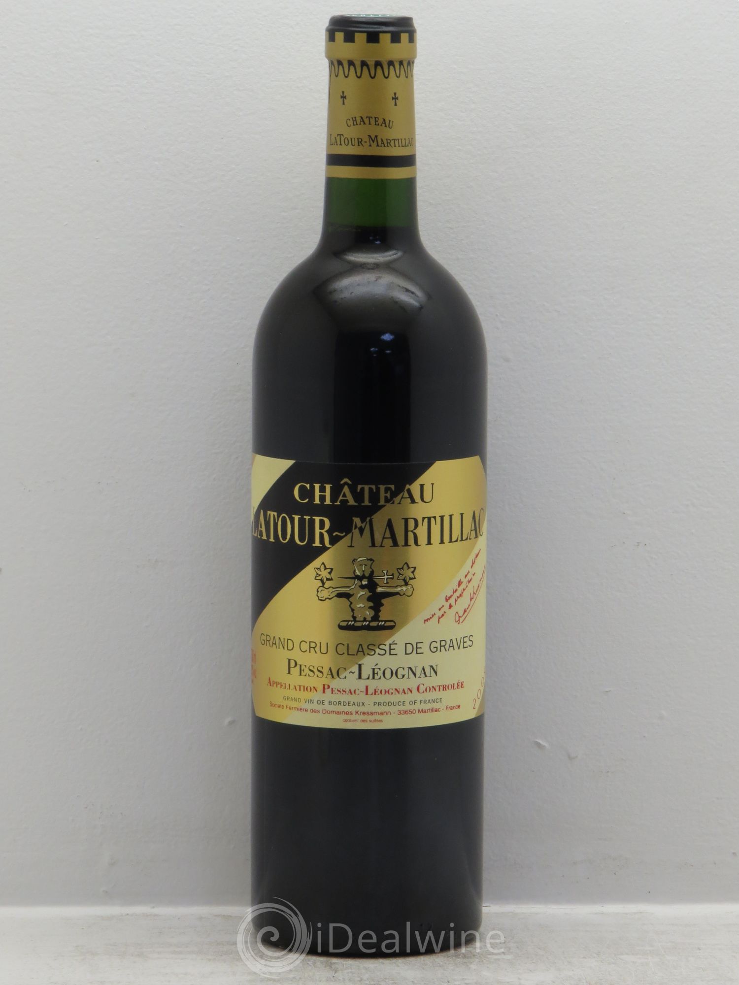 Château Latour-Martillac Cru Classé de Graves 2004 - Lot de 1 bouteille - 0