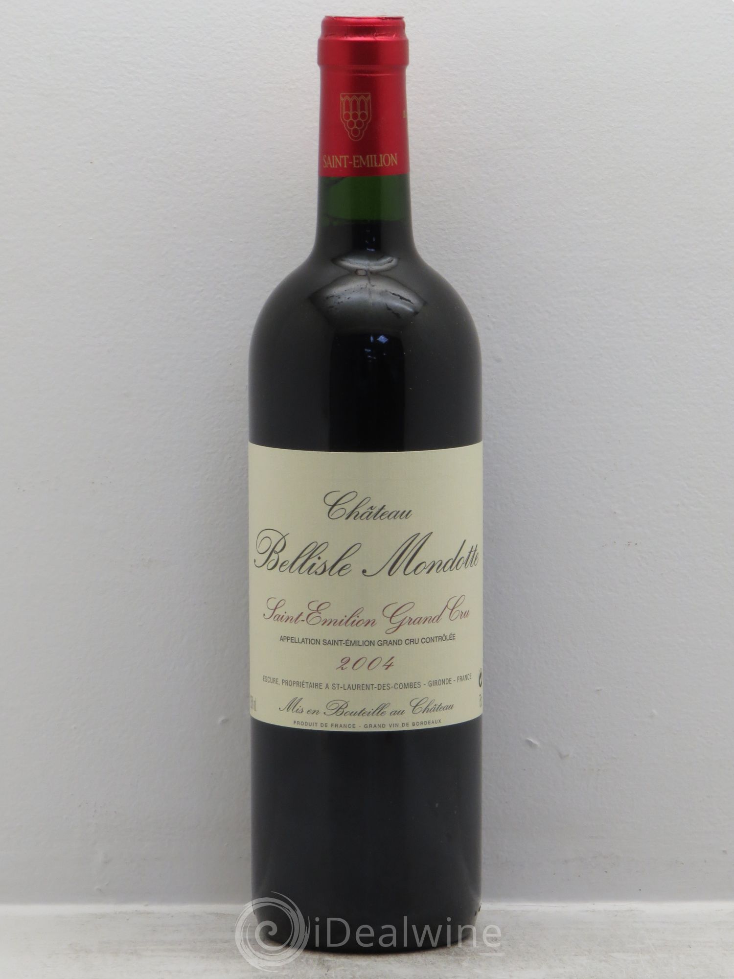 Château Bellisle Mondotte 2004 - Lot de 1 bouteille - 0
