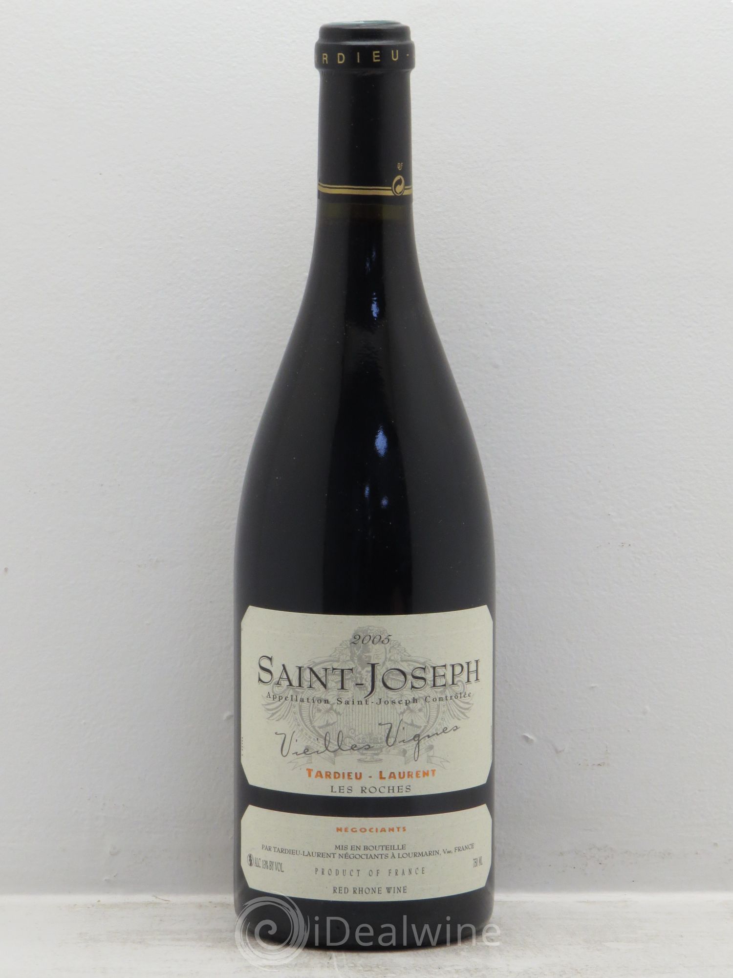 Saint-Joseph Vieilles vignes Maison Tardieu-Laurent Les Roches 2005 - Lot de 1 bouteille - 0
