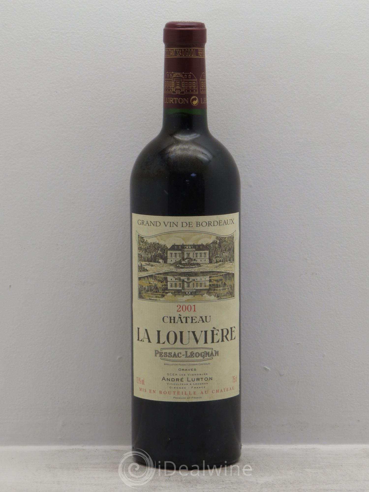 Château la Louvière 2001 - Lot de 1 bouteille - 0